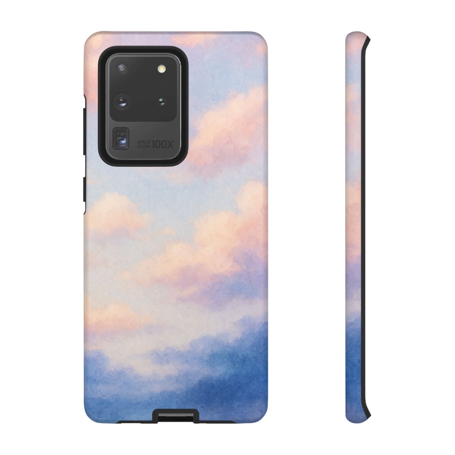 Sky Blue Cloud Phone Case, Tough Phone Cover, Aesthetic Cell Phone Accessory, Gift for Teen, Trendy Tech Protection