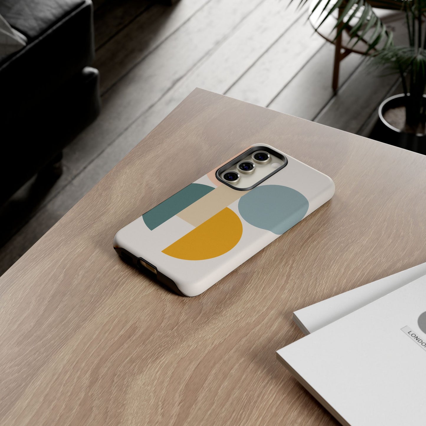 Minimalist Geometric Phone Case, Stylish Protective Cover for Phones, Modern Design, Gift for Him/Her, Trendy Tech Accessory