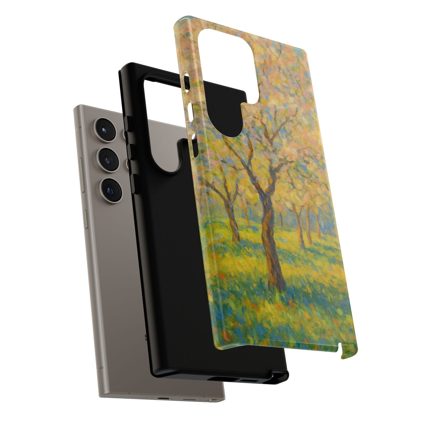 Artistic Phone Case, Tough Phone Case, Flower Tree Case, Spring Decor, Unique Phone Cover, Nature Lover Gift
