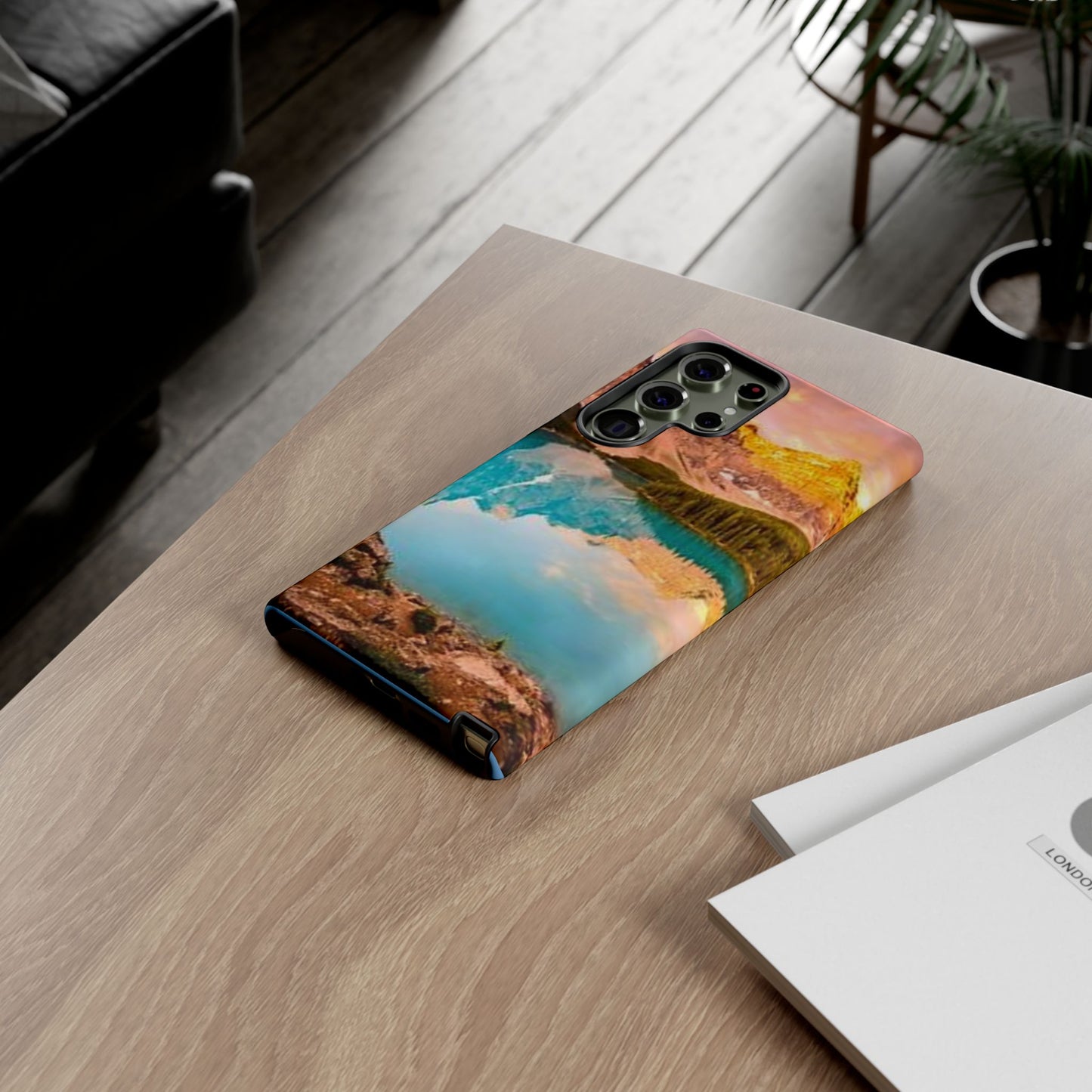 Nature-Inspired Phone Case with Mountain and Lake Design, Aesthetic Tough Cases for Outdoor Lovers, Phone Protection, Gift for Nature [...]