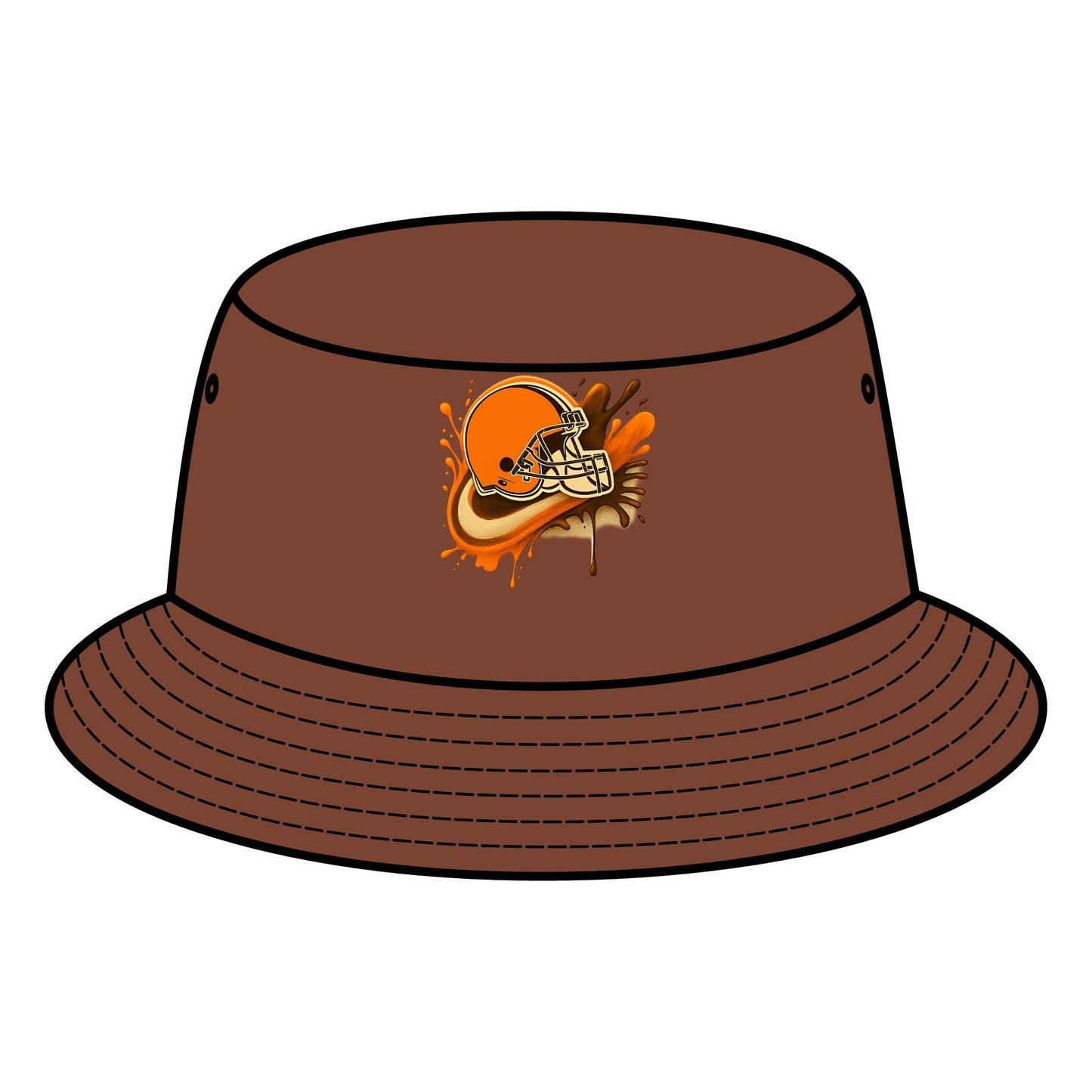 Cleveland Browns Bucket Hat - Casual Style, Perfect for Game Day, Summer Outings, Tailgates, and Outdoor Adventures