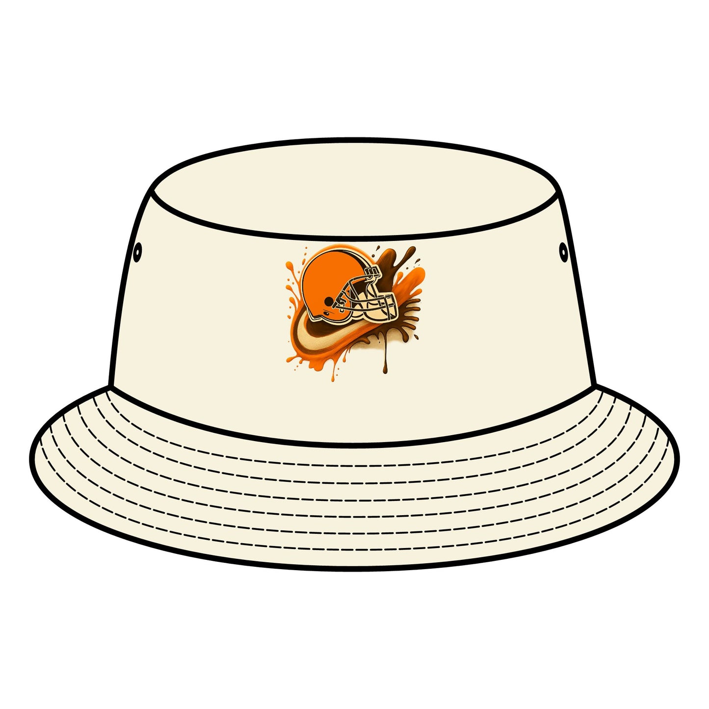 Cleveland Browns Bucket Hat - Casual Style, Perfect for Game Day, Summer Outings, Tailgates, and Outdoor Adventures