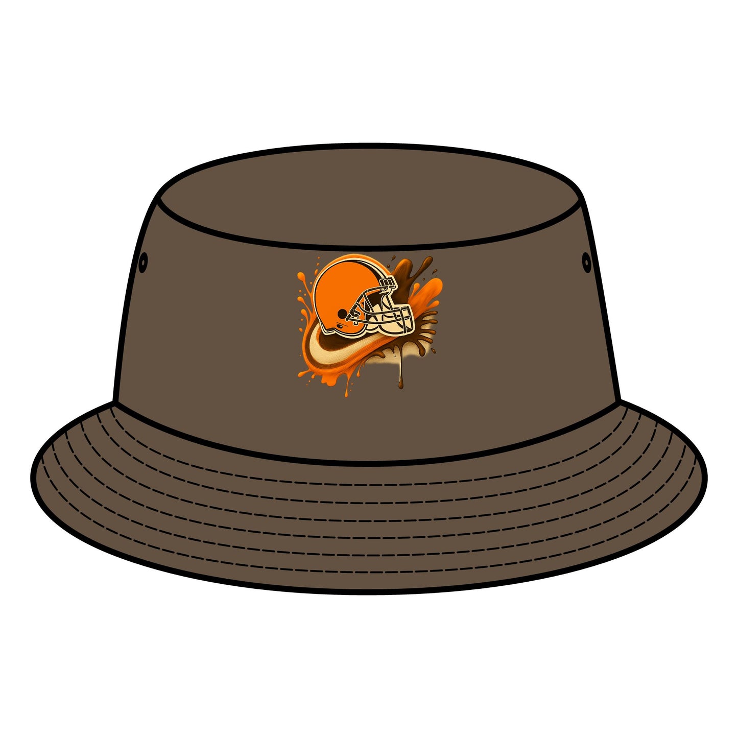 Cleveland Browns Bucket Hat - Casual Style, Perfect for Game Day, Summer Outings, Tailgates, and Outdoor Adventures