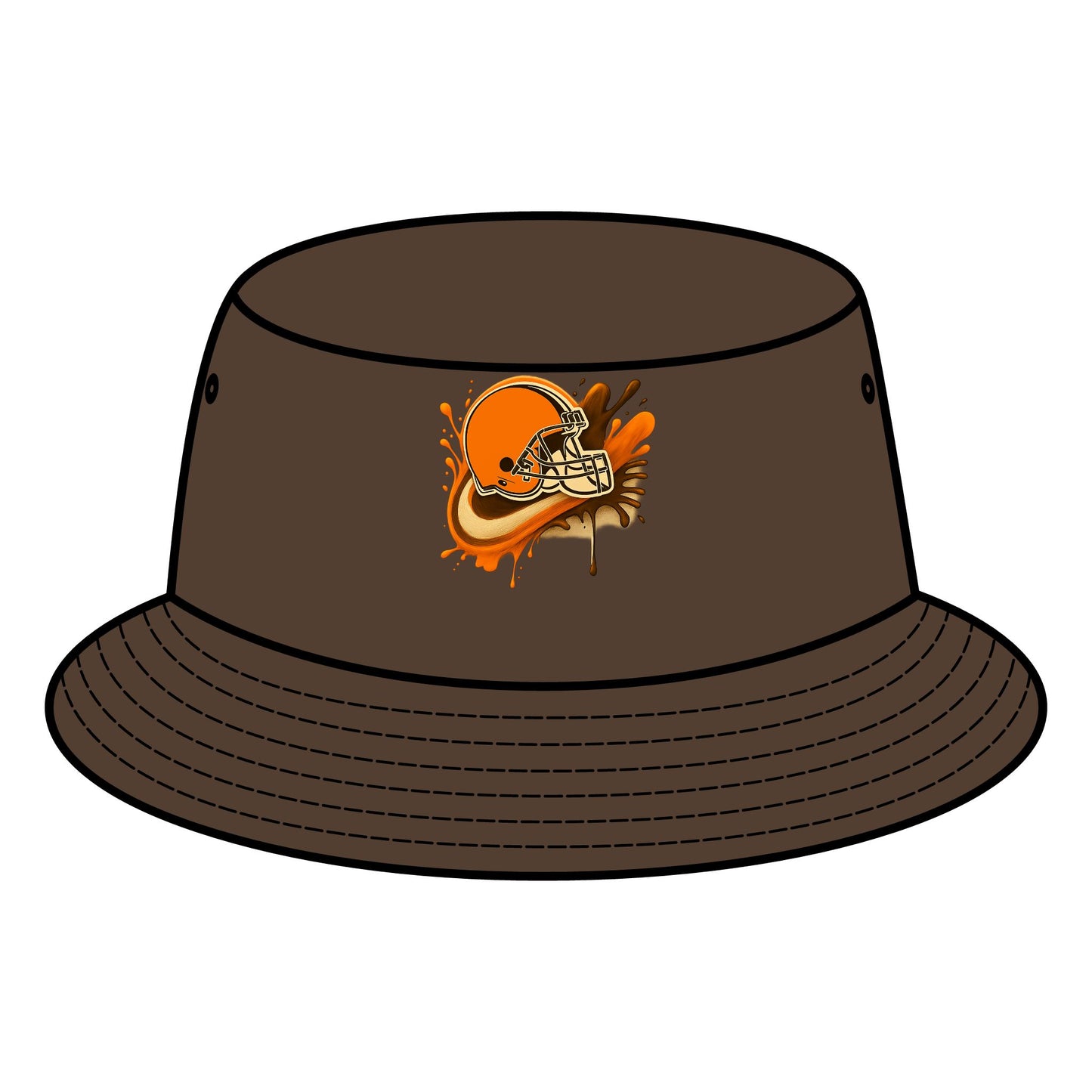 Cleveland Browns Bucket Hat - Casual Style, Perfect for Game Day, Summer Outings, Tailgates, and Outdoor Adventures