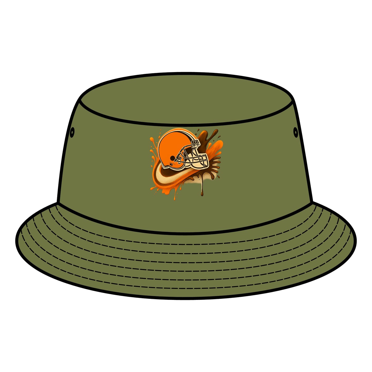 Cleveland Browns Bucket Hat - Casual Style, Perfect for Game Day, Summer Outings, Tailgates, and Outdoor Adventures