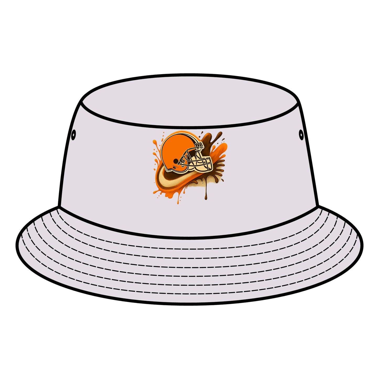 Cleveland Browns Bucket Hat - Casual Style, Perfect for Game Day, Summer Outings, Tailgates, and Outdoor Adventures