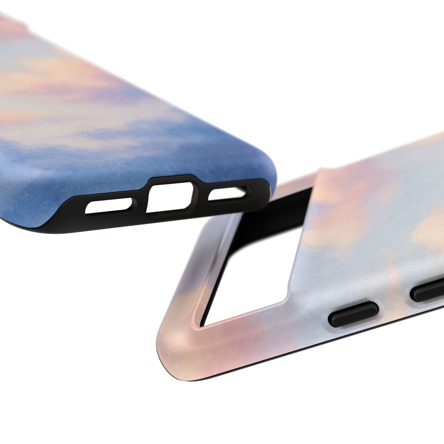 Sky Blue Cloud Phone Case, Tough Phone Cover, Aesthetic Cell Phone Accessory, Gift for Teen, Trendy Tech Protection