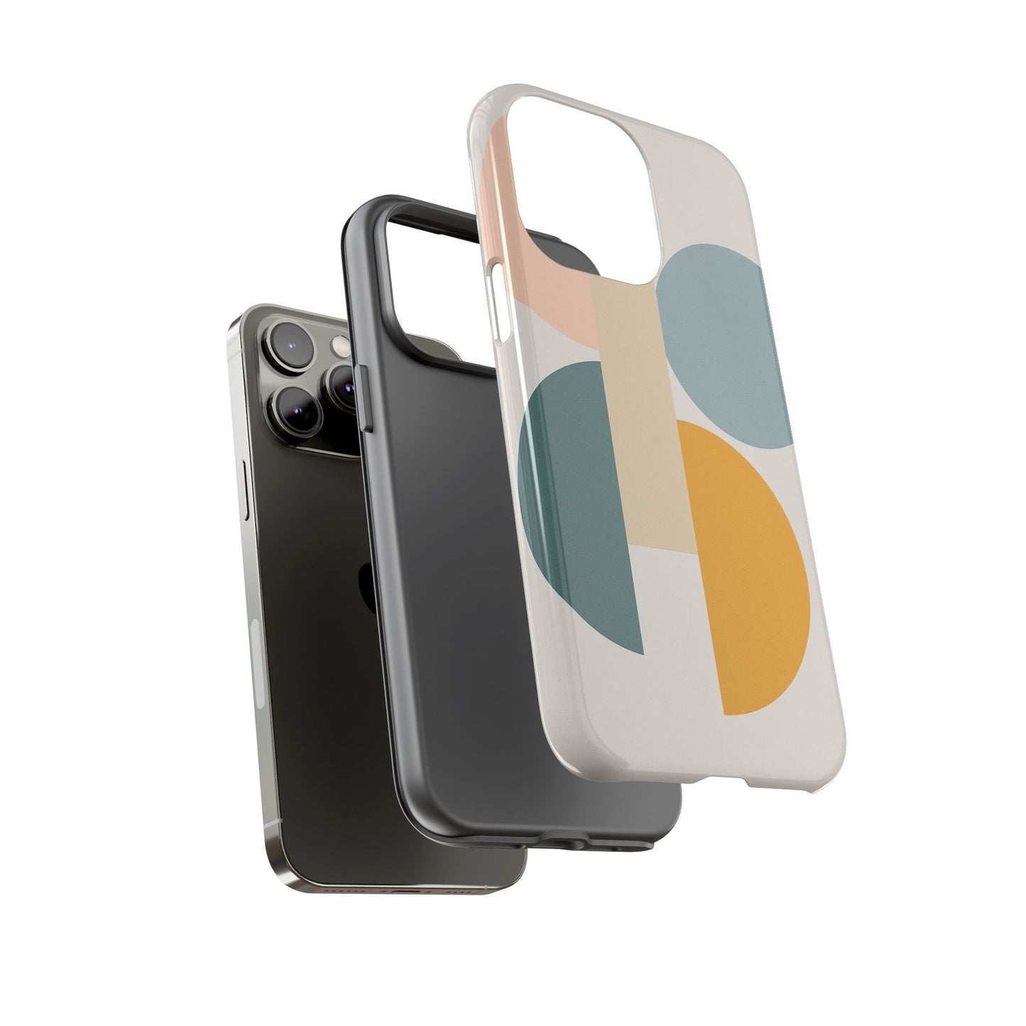 Minimalist Geometric Phone Case, Stylish Protective Cover for Phones, Modern Design, Gift for Him/Her, Trendy Tech Accessory