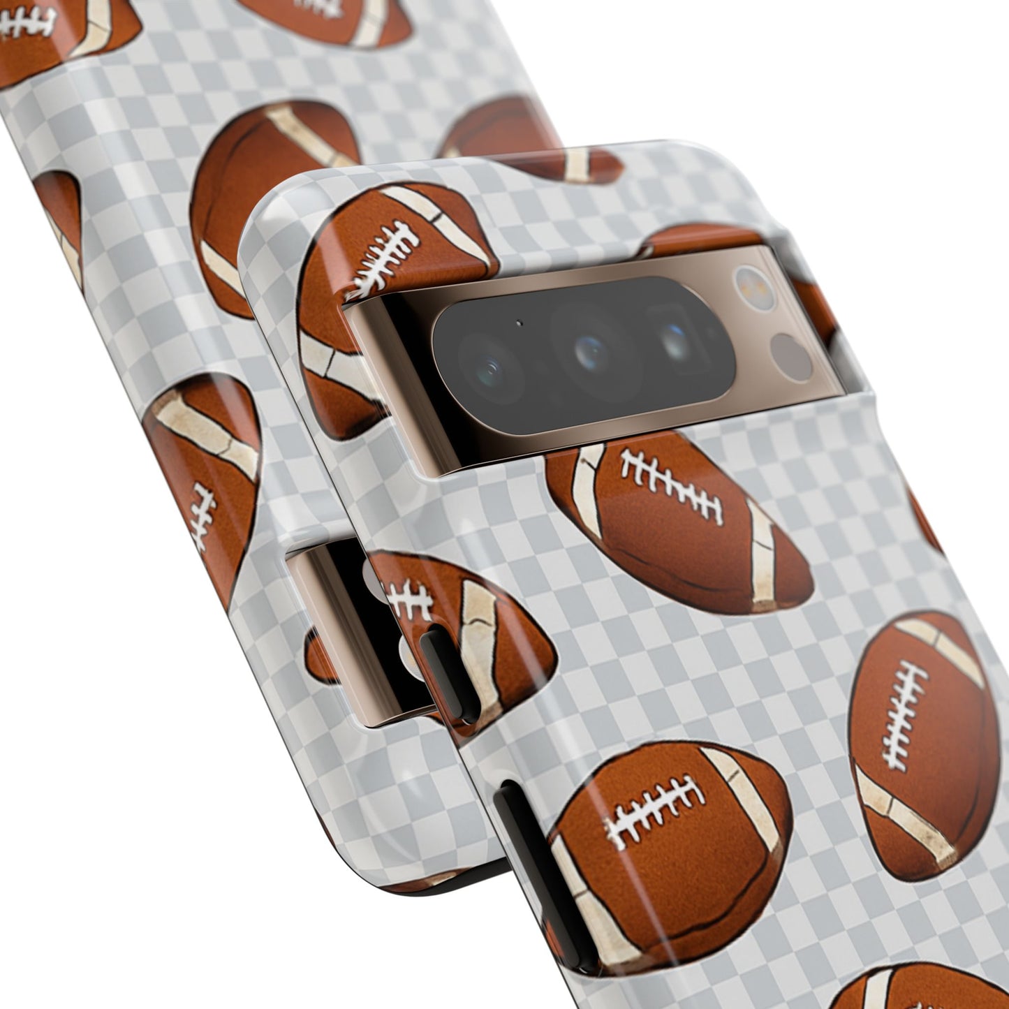 Football Phone Case, Tough Cases for Sports Fans, Unique Gift for Football Lovers, Protective Decor, Athletic Accessories