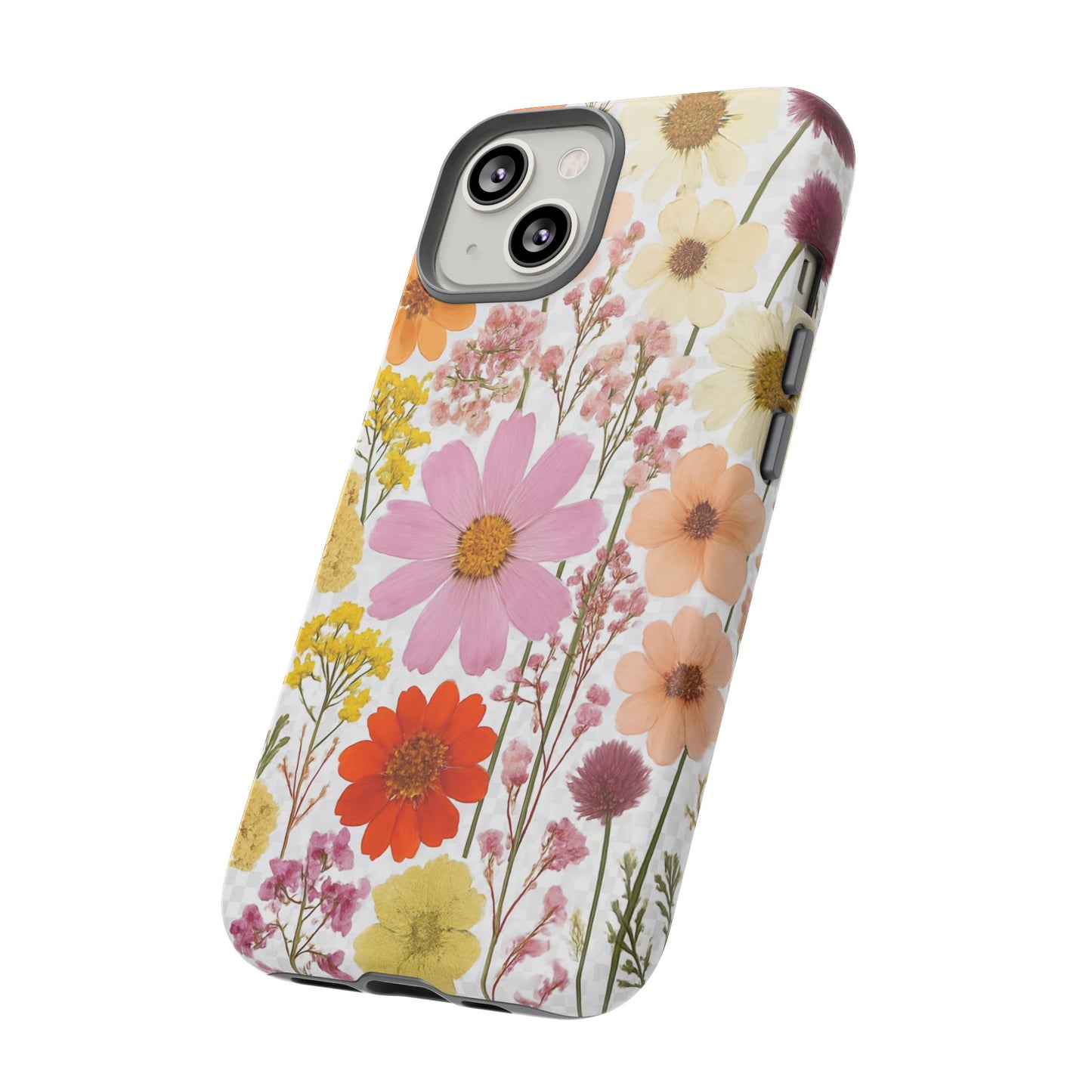 Floral Phone Case - Tough Cases, Stylish Protective Cover, Flower Design, Trendy Gift, Nature Lover Accessory, DRIED FLOWERS