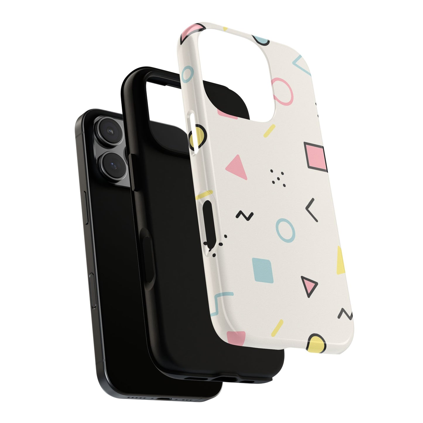 Geometric Phone Case - Stylish Tough Cases for Trendsetters, Unique Phone Covers, Modern Accessories, Gift Ideas for Her