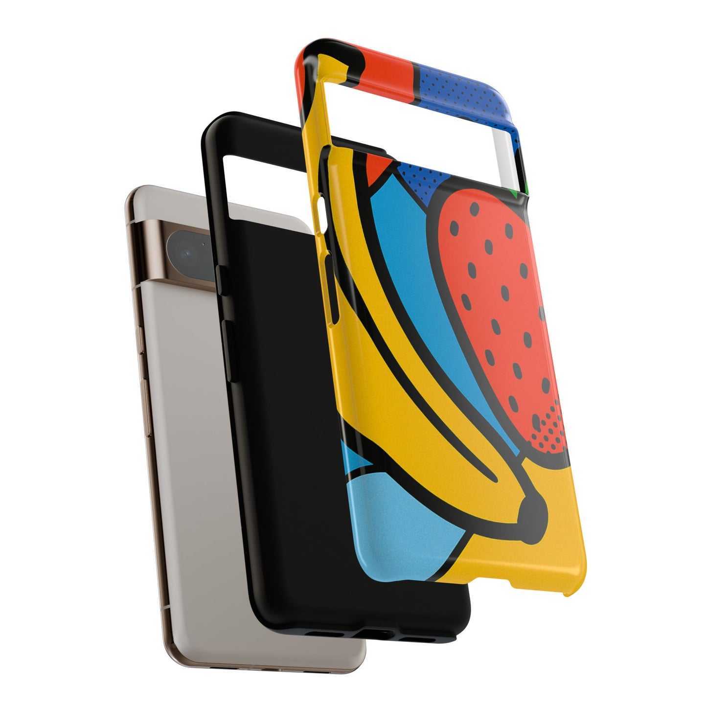 Colorful Fruit Phone Case - Tough Cases - Fun, Vibrant, Unique, Gifts for Friends, Summer Accessories, Trendy Phone Protector