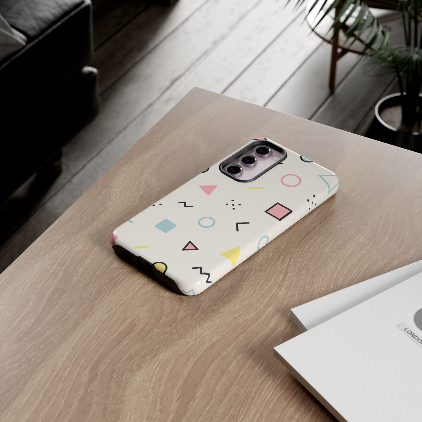 Geometric Phone Case - Stylish Tough Cases for Trendsetters, Unique Phone Covers, Modern Accessories, Gift Ideas for Her