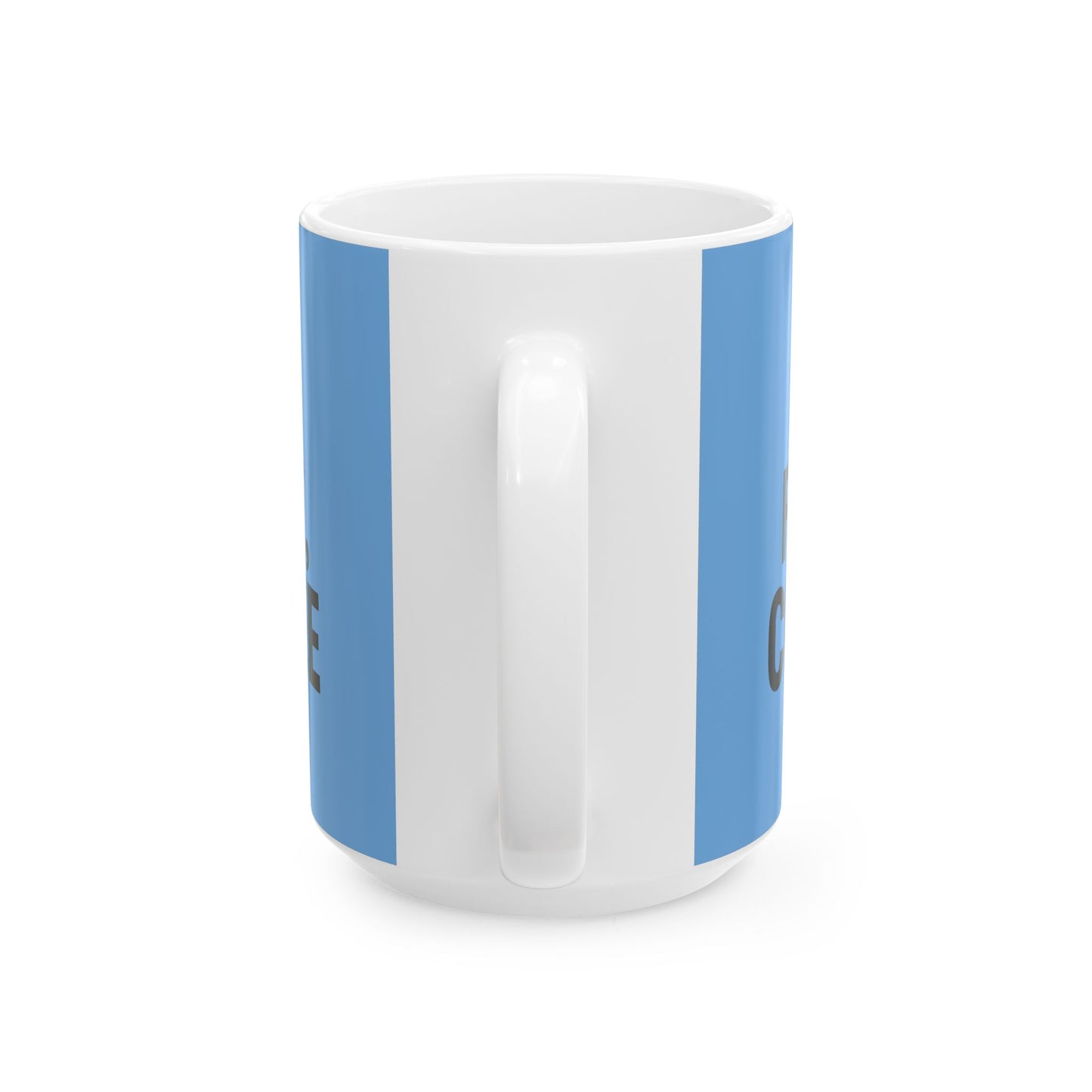 But First, Coffee Ceramic Mug, 15oz Coffee Cup Gift, Blue Coffee Lover's Mug, Perfect for Home or Office