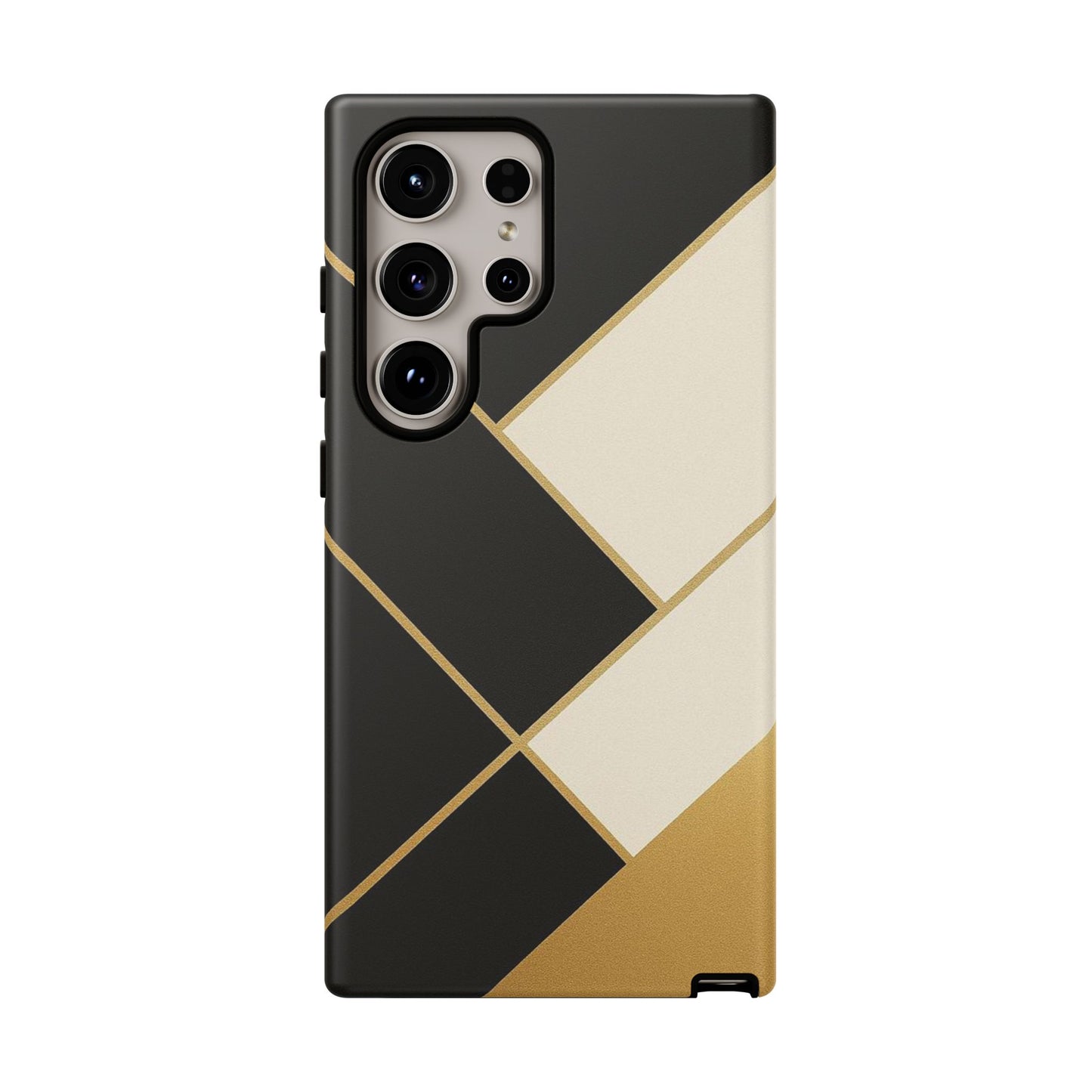 Chic Phone Case, Stylish Phone Cover, Geometric Design Case, Protective Mobile Case, Modern Phone Protector
