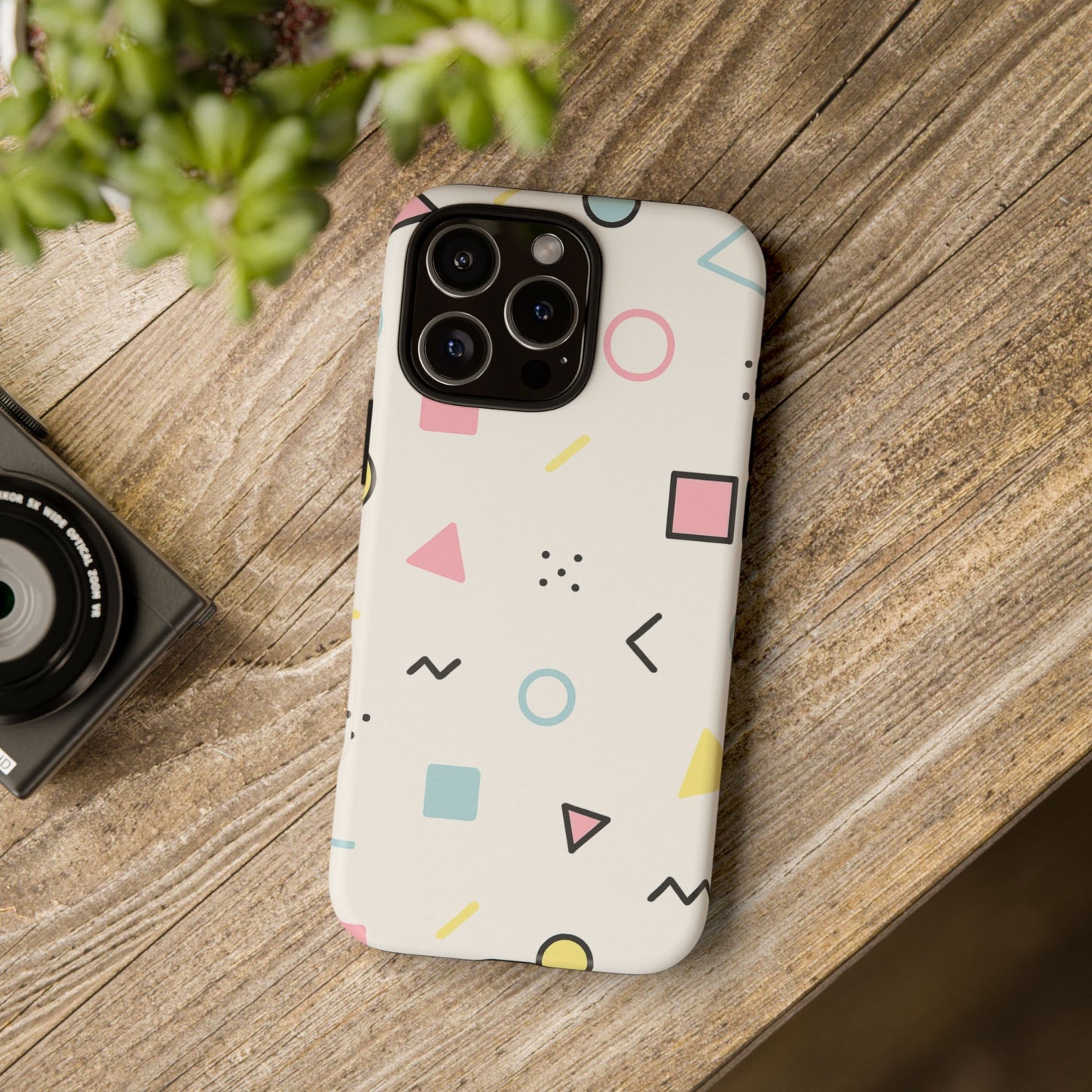 Geometric Phone Case - Stylish Tough Cases for Trendsetters, Unique Phone Covers, Modern Accessories, Gift Ideas for Her