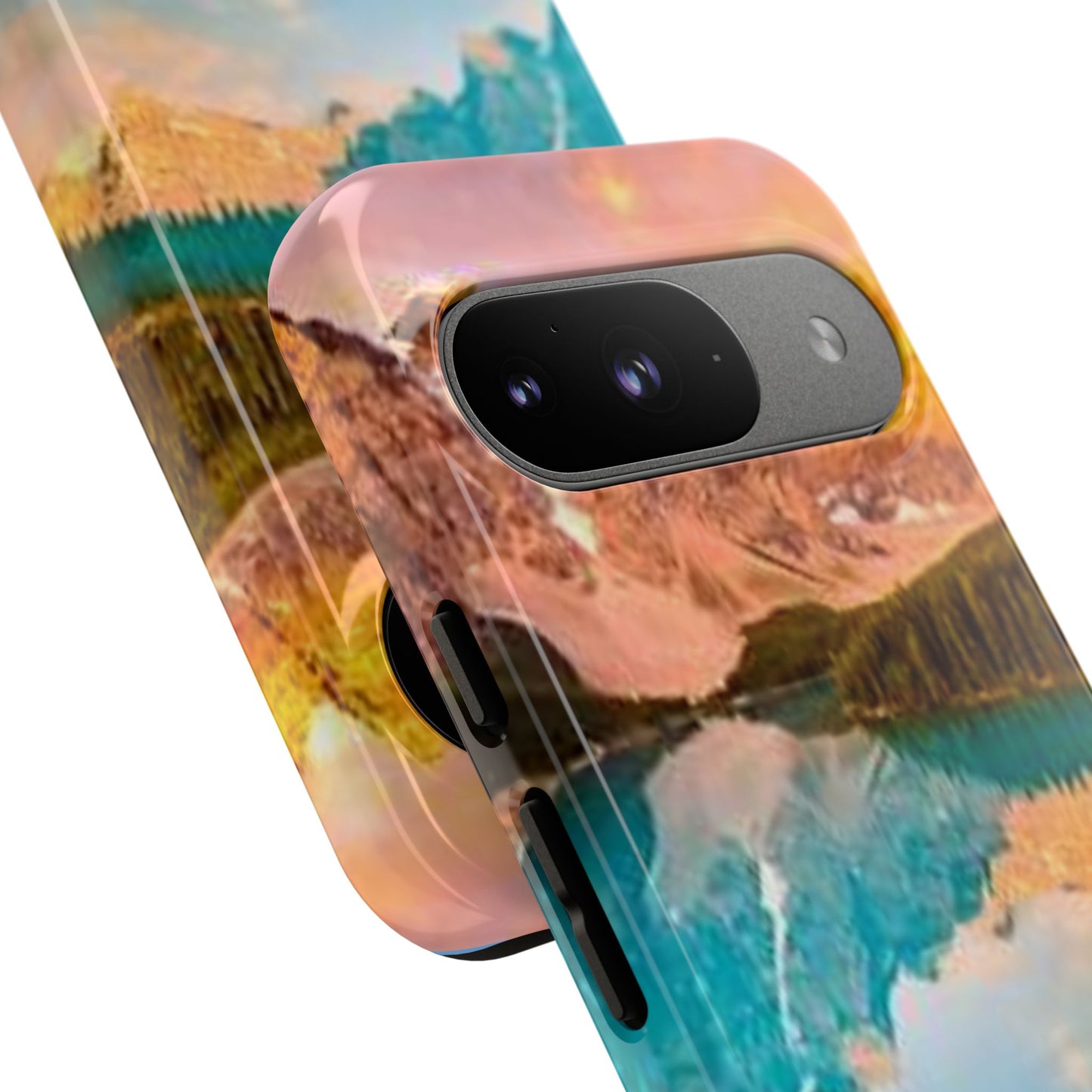 Nature-Inspired Phone Case with Mountain and Lake Design, Aesthetic Tough Cases for Outdoor Lovers, Phone Protection, Gift for Nature [...]