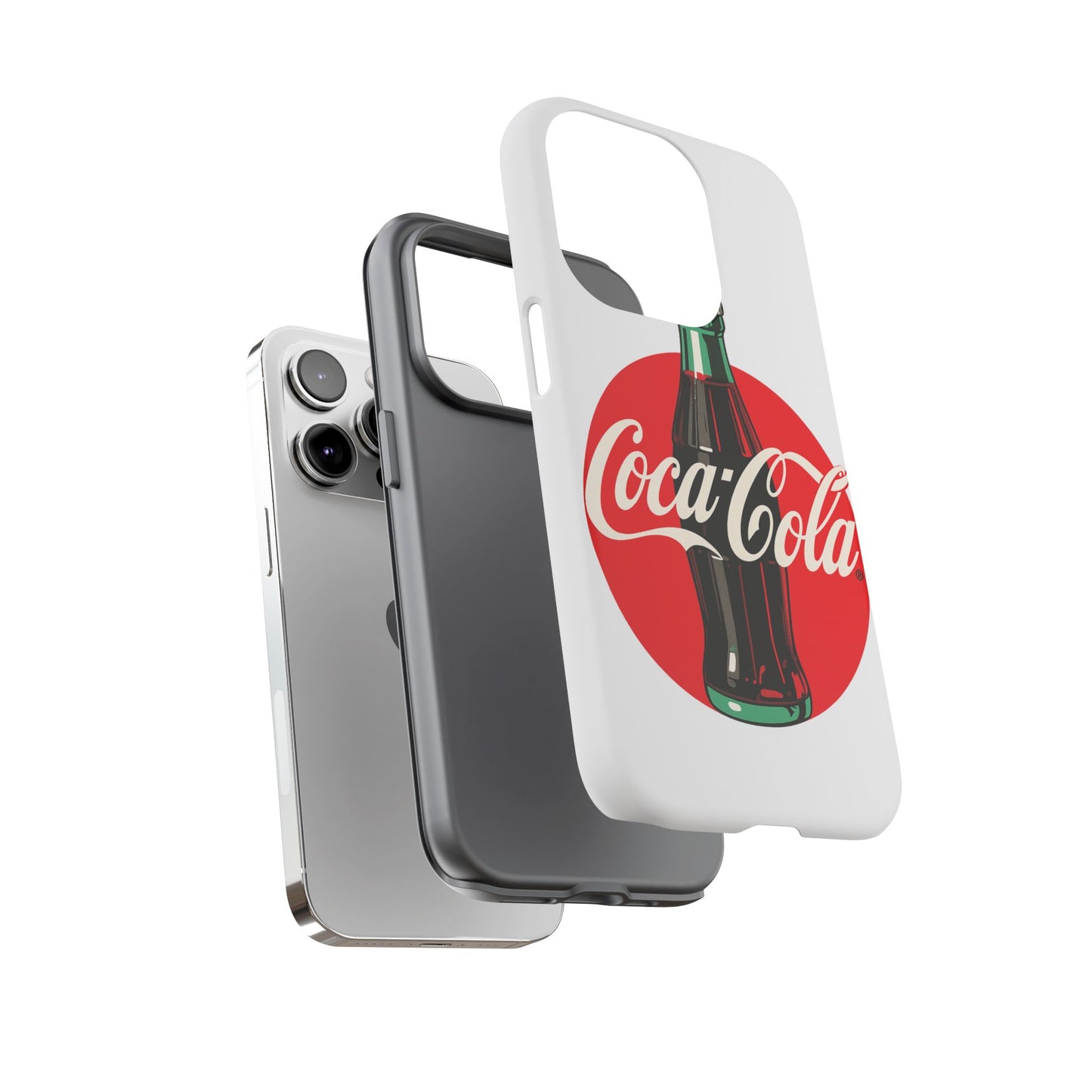 Coca-Cola Tough Phone Cases, Vintage Soda Drink, Retro Style, Unique Gift, Phone Accessories, Summer Vibes