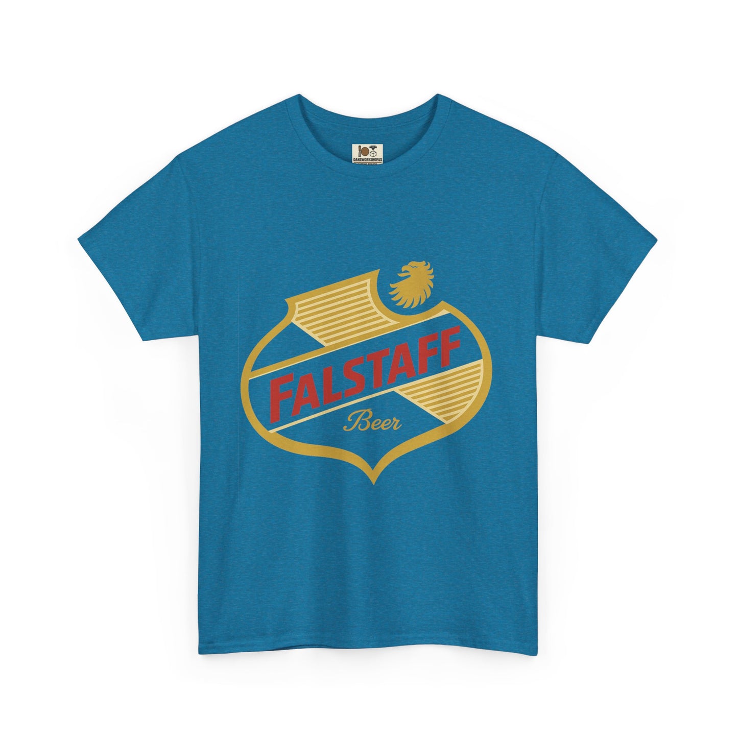 Vintage Falstaff Beer Unisex Heavy Cotton Tee | Retro Beer Graphic Shirt, Casual Wear, Gift for Beer Lovers, Party Outfit, Summer Top