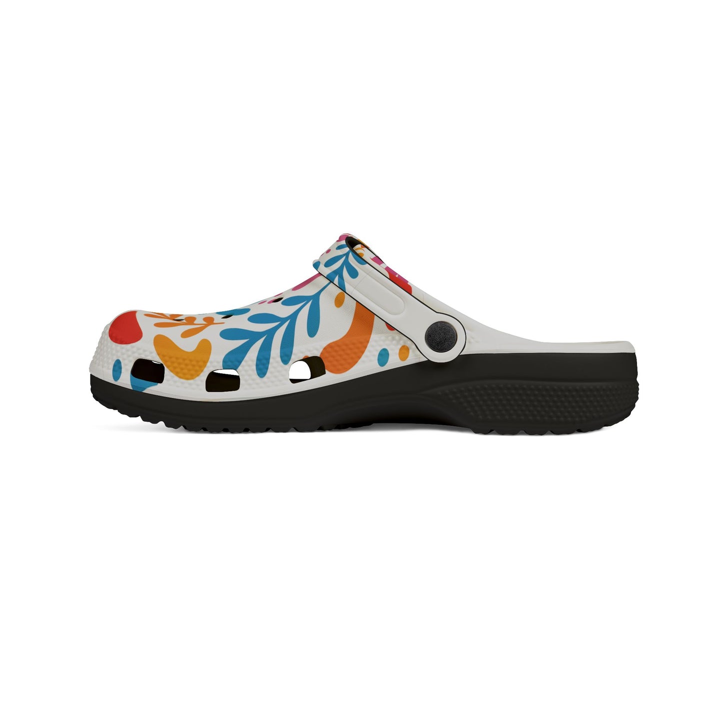 Colorful AOP EVA Foam Rubber Shoes with Vibrant Floral Design, Slip-On Clogs, Fun Garden Shoes, All-Occasion Footwear, Summer Style, [...]