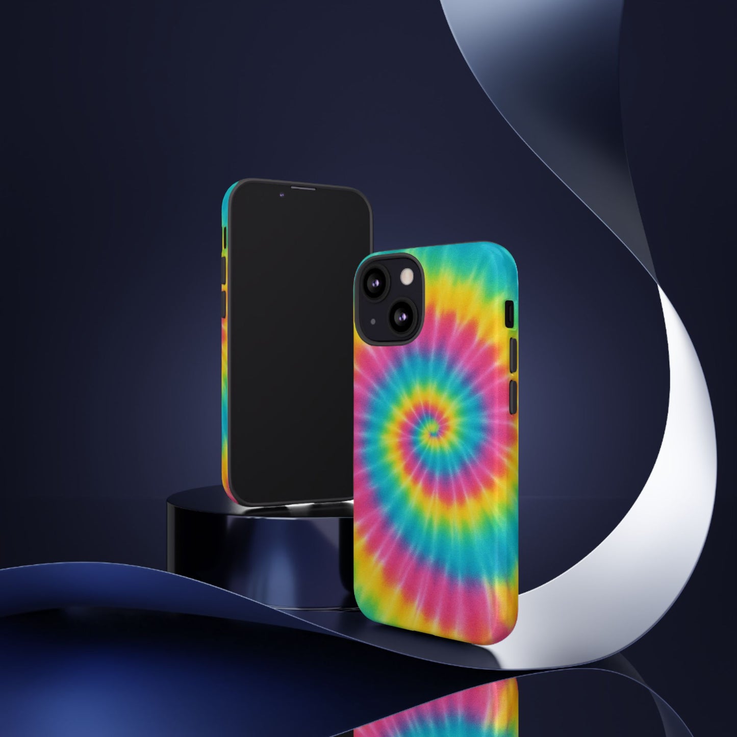 Colorful Tie-Dye Phone Case, Vibrant Phone Cover, Boho Style Accessory, Gift for Teens, Trendy Phone Accessories