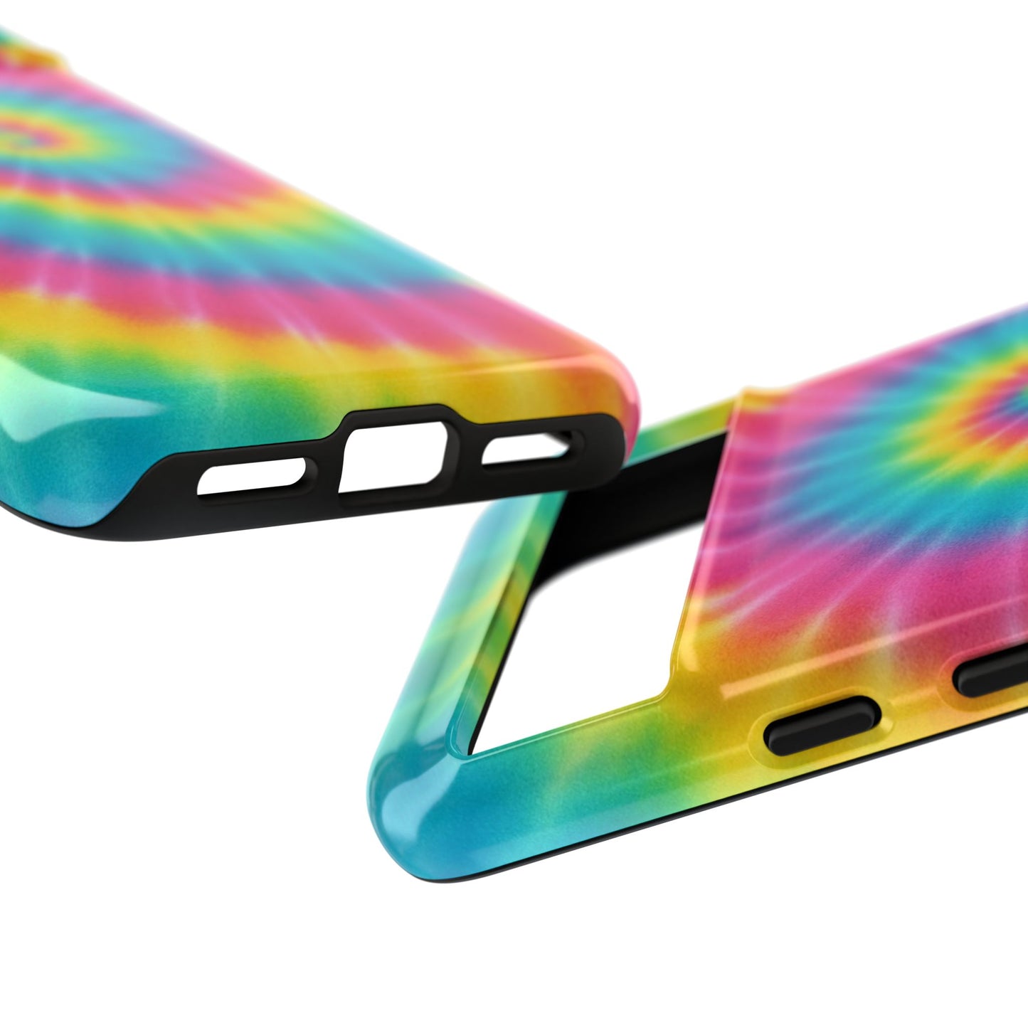 Colorful Tie-Dye Phone Case, Vibrant Phone Cover, Boho Style Accessory, Gift for Teens, Trendy Phone Accessories