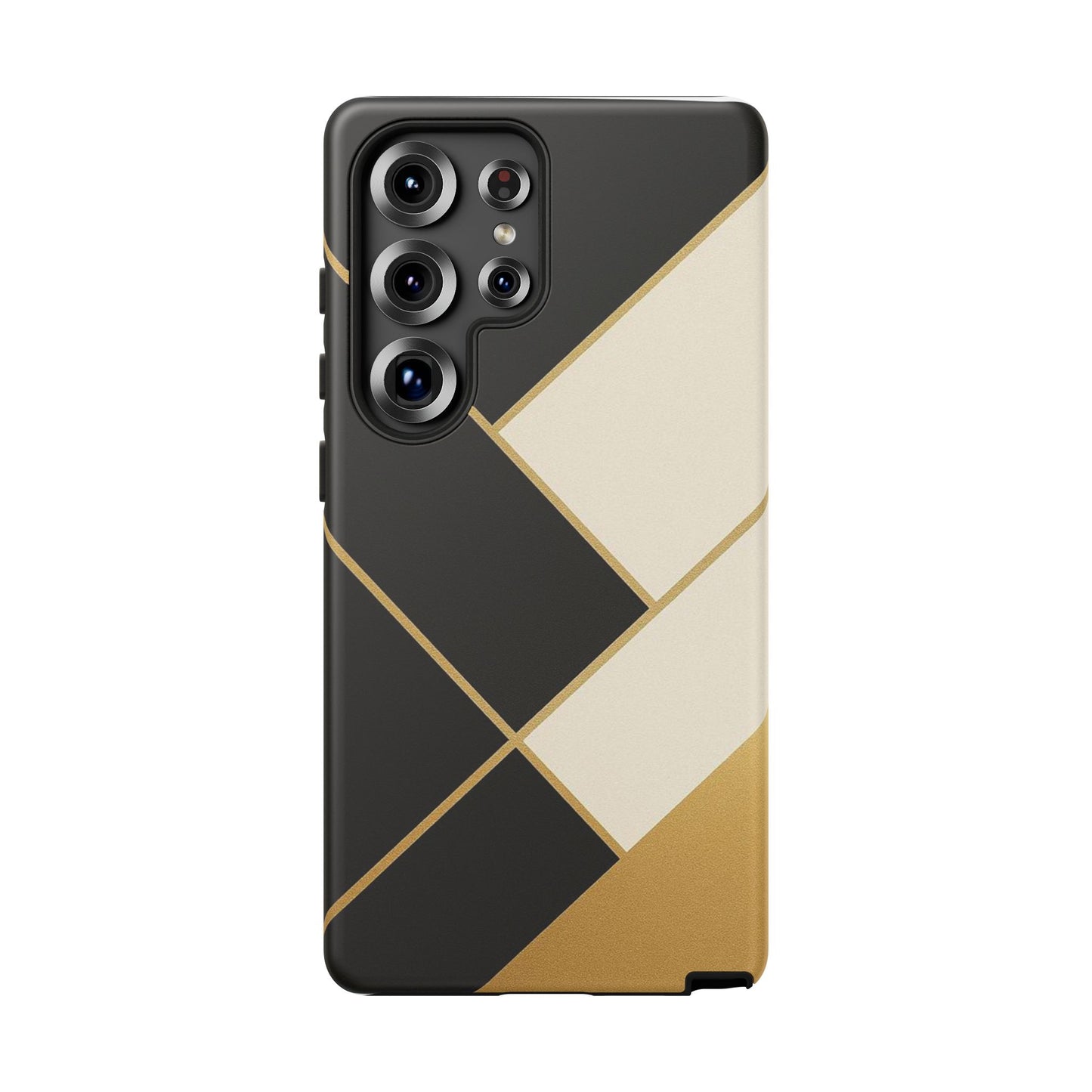 Chic Phone Case, Stylish Phone Cover, Geometric Design Case, Protective Mobile Case, Modern Phone Protector