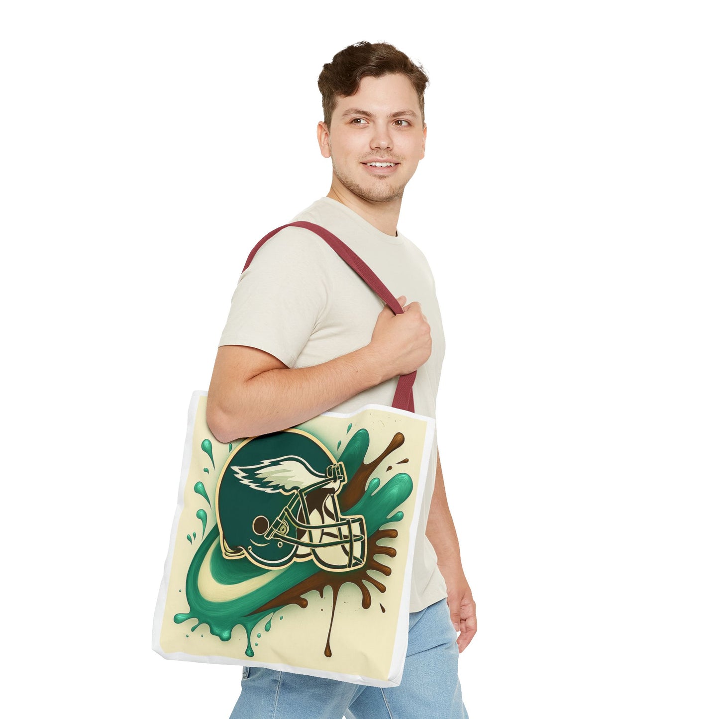 Sports-Themed Tote Bag for Fans | Unique Gift for Game Day, Eco-Friendly Shopping, Beach, Travel, and Everyday Use