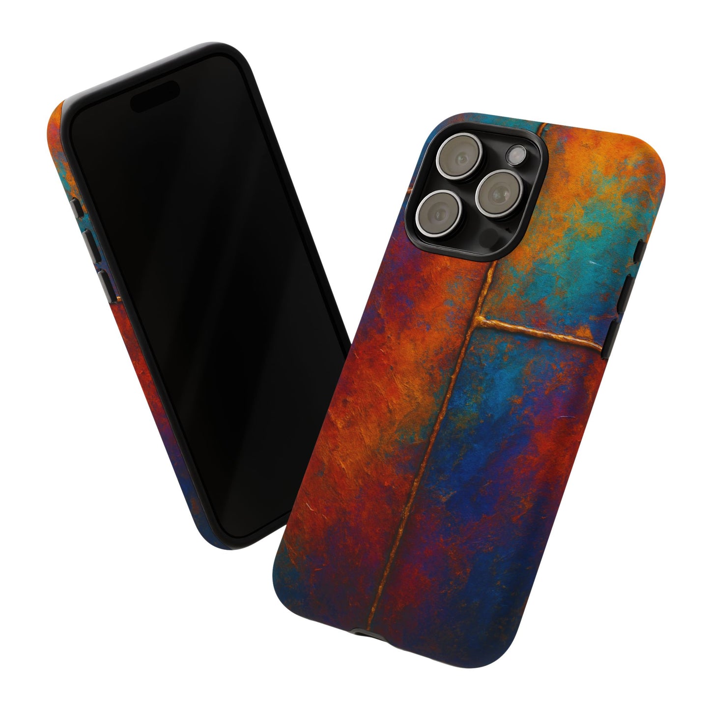 Vibrant Phone Case, Colorful Tough Case Cover, Artistic Phone Protector, Unique Smartphone Accessories, Gift for Tech Lovers