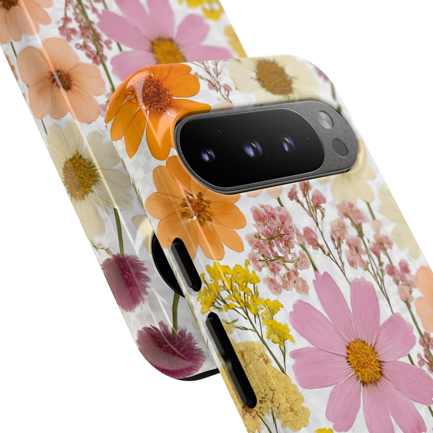 Floral Phone Case - Tough Cases, Stylish Protective Cover, Flower Design, Trendy Gift, Nature Lover Accessory, DRIED FLOWERS