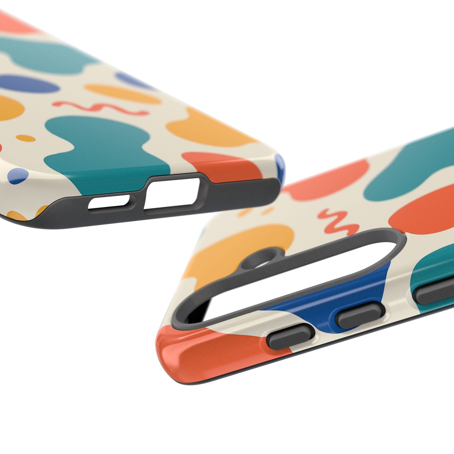 Colorful Phone Case with Abstract Design, Stylish Phone Cover, Trendy Tech Accessory for Her, Unique Gift Idea, Fun Patterned Case
