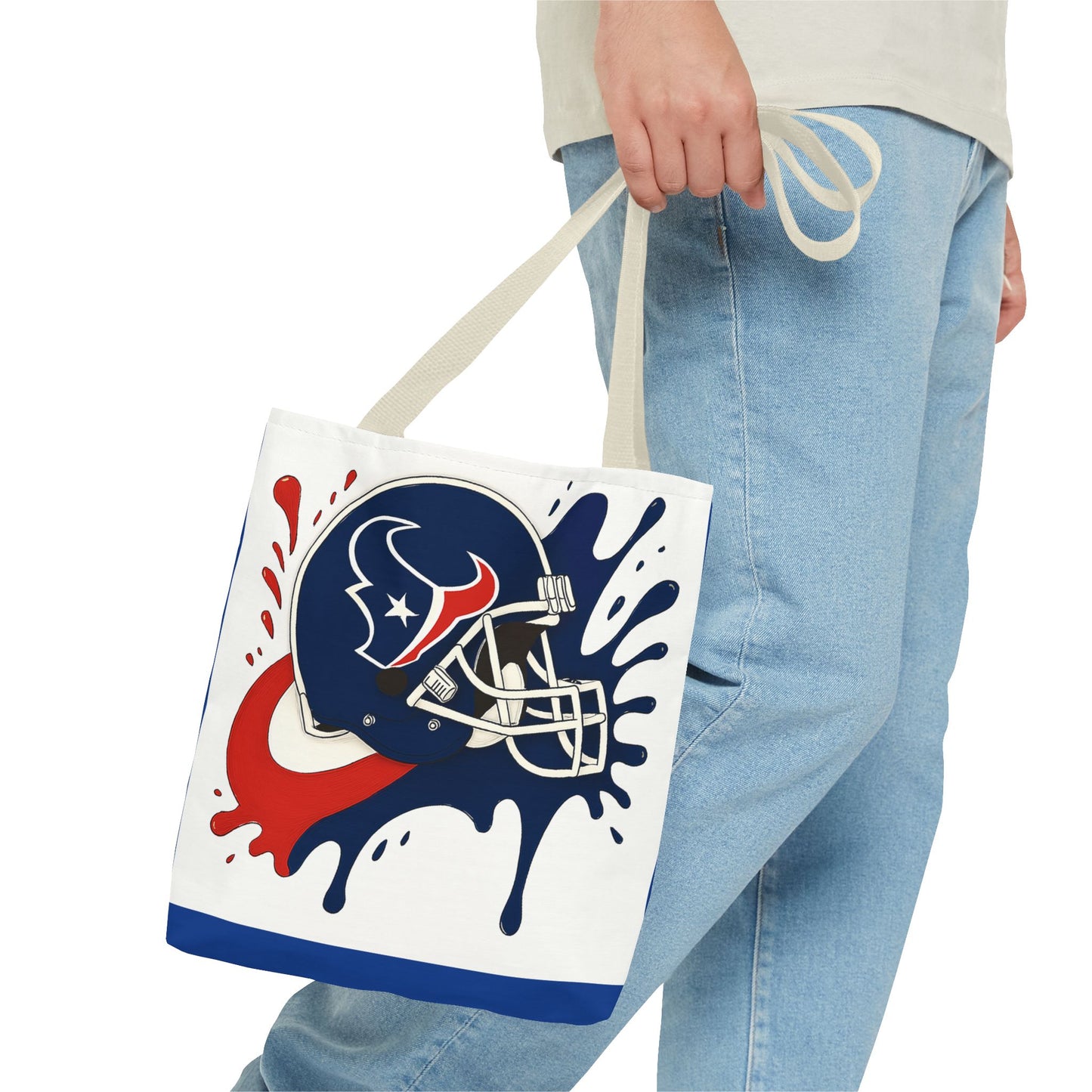 Football Splash Design Tote Bag, Sports Fan Bag, Game Day Accessory, NFL Tote, Casual Gym Bag, Carry-All for Sports Enthusiasts