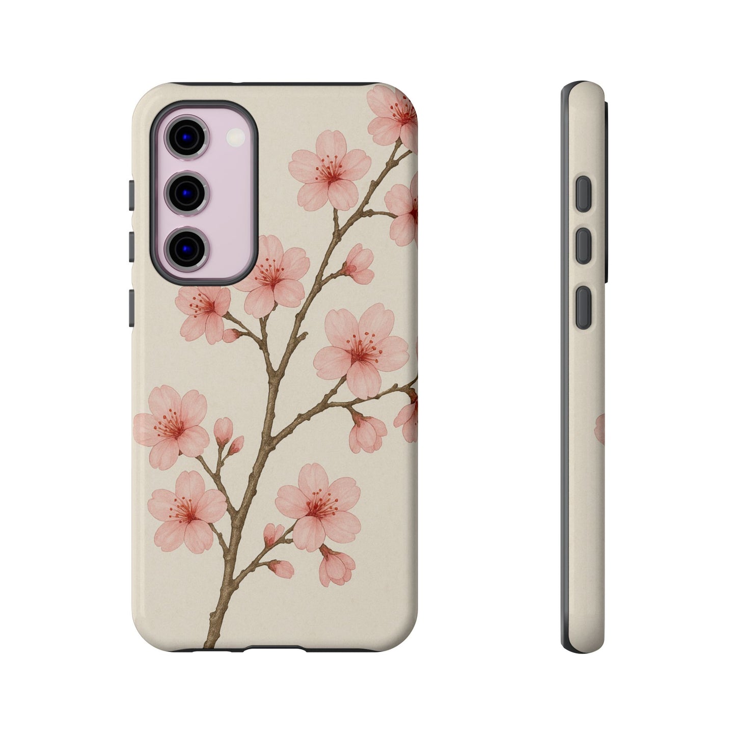 Cherry Blossom Phone Case, Floral Phone Cover, Tough Case for Gifts, Spring Decor, Cute Tech Accessories, Nature Lover's Gift
