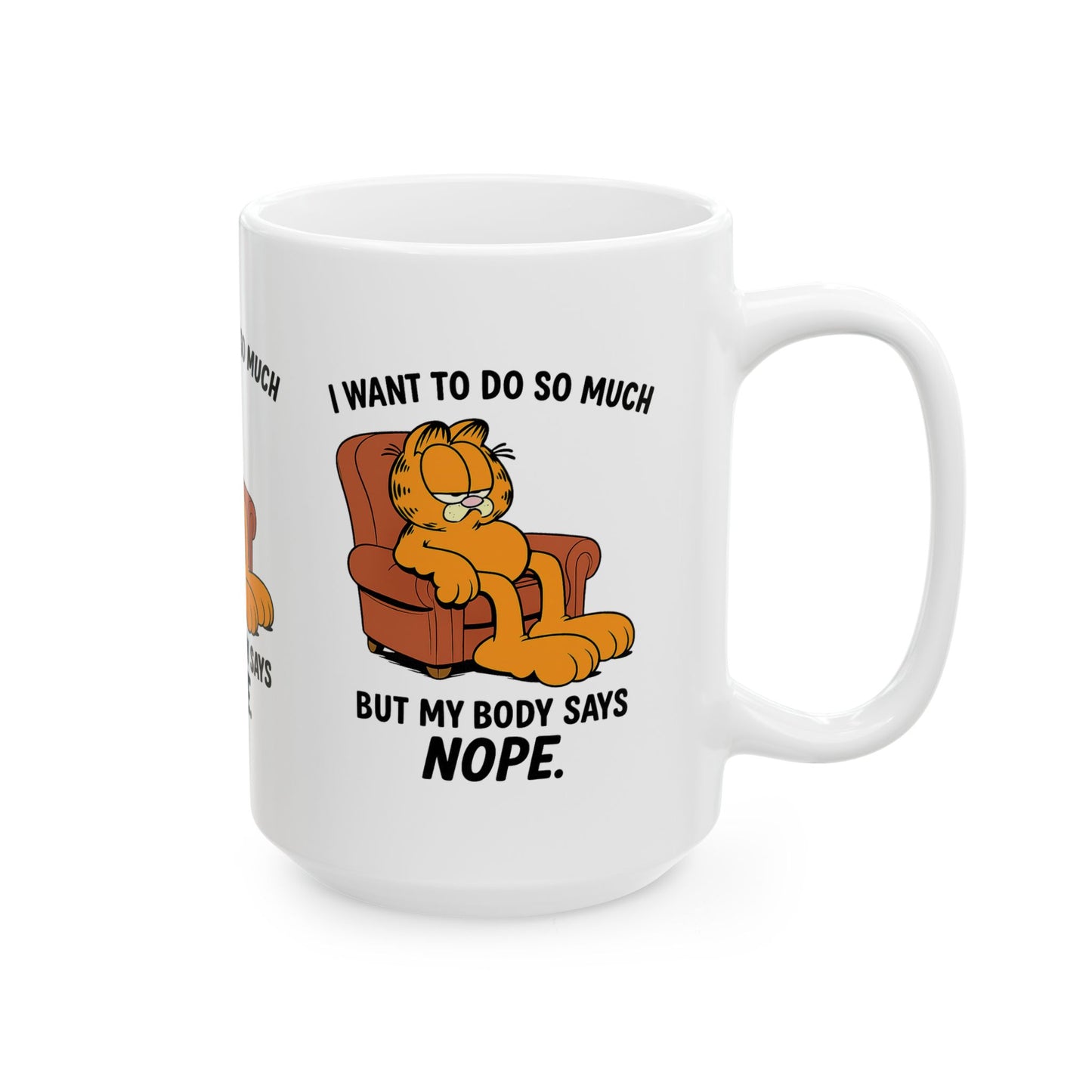 Garfield Humor Mug | Cute Ceramic Coffee Cup | Funny Gift for Cat Lovers | Relaxation Vibe | Ideal for Home or Office | Gift for [...]