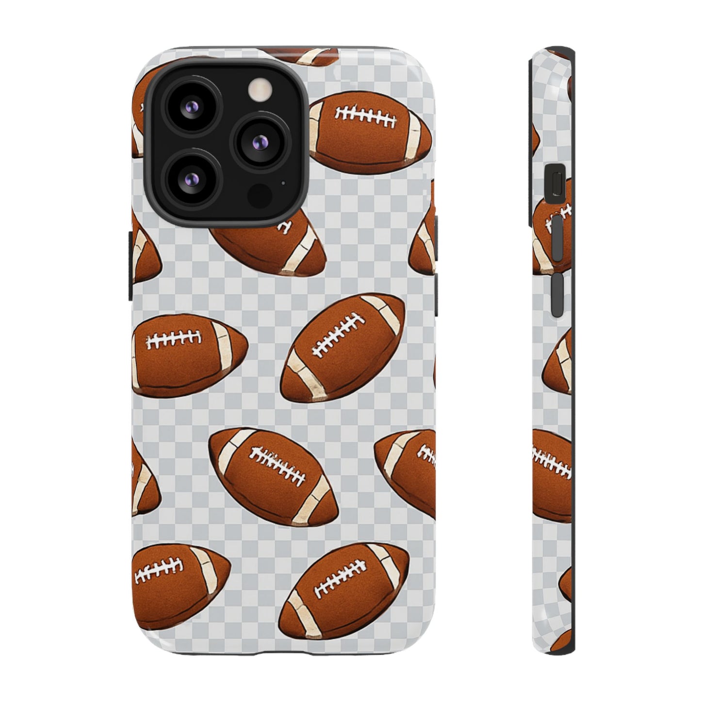 Football Phone Case, Tough Cases for Sports Fans, Unique Gift for Football Lovers, Protective Decor, Athletic Accessories