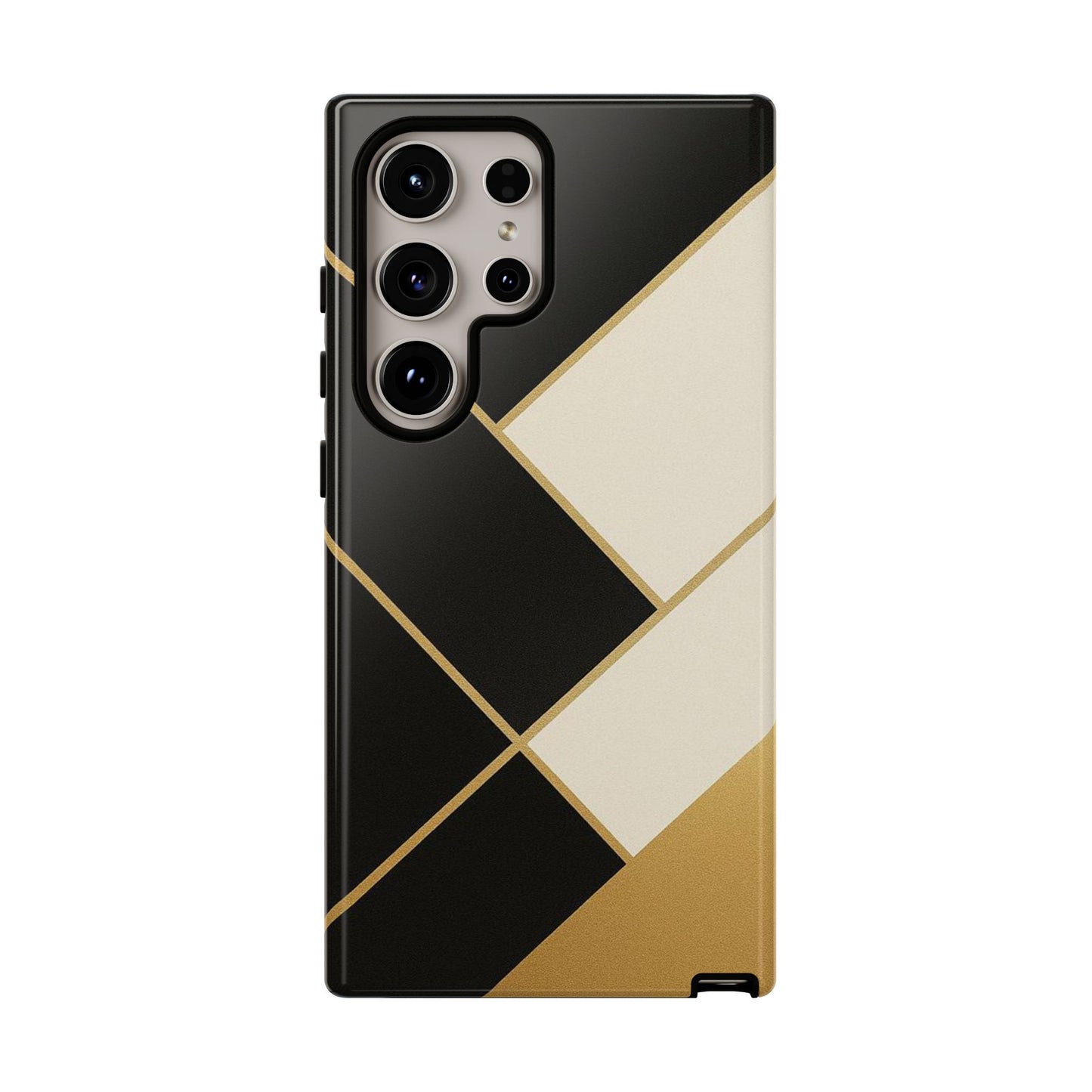 Chic Phone Case, Stylish Phone Cover, Geometric Design Case, Protective Mobile Case, Modern Phone Protector
