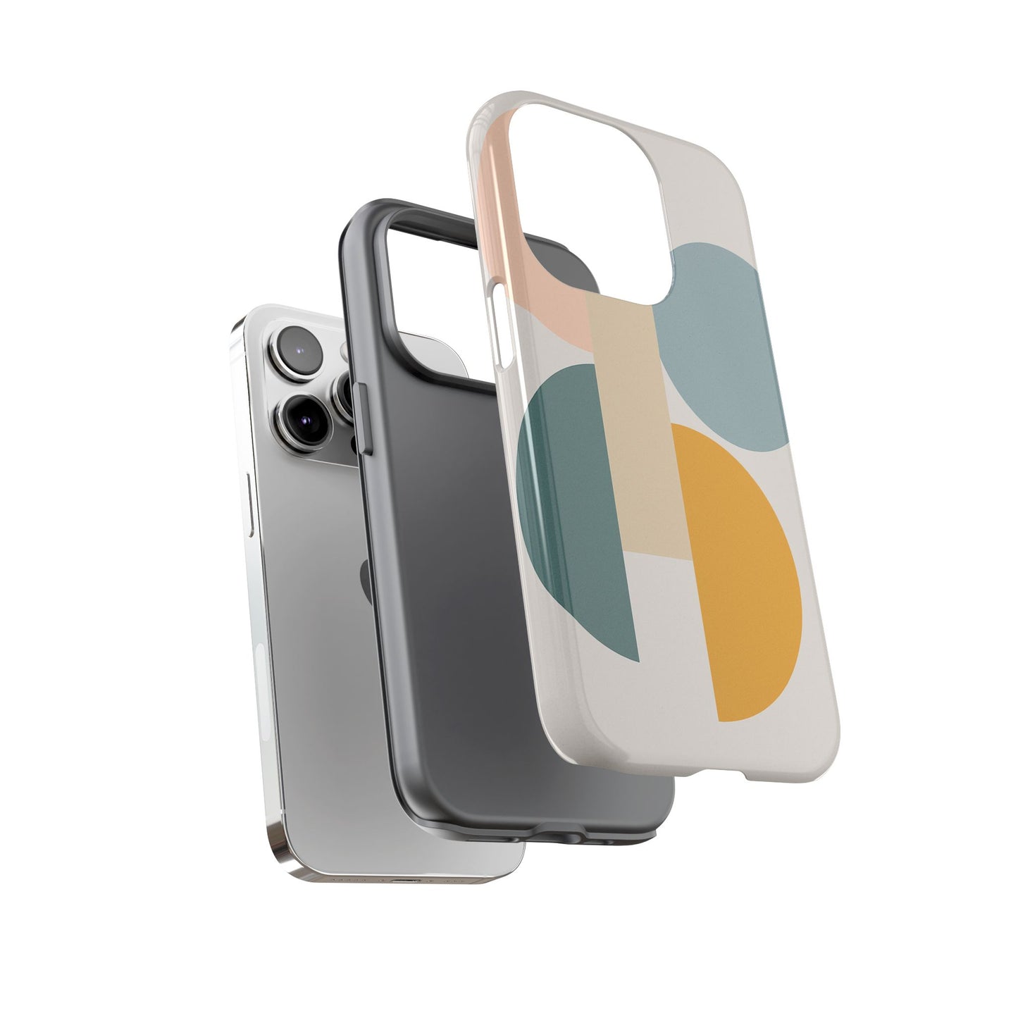 Minimalist Geometric Phone Case, Stylish Protective Cover for Phones, Modern Design, Gift for Him/Her, Trendy Tech Accessory