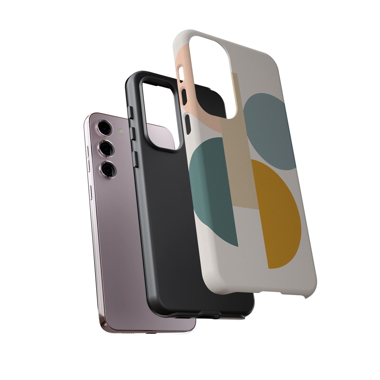 Minimalist Geometric Phone Case, Stylish Protective Cover for Phones, Modern Design, Gift for Him/Her, Trendy Tech Accessory