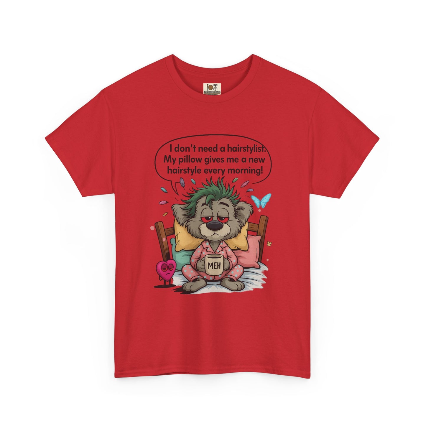 Whimsical Cotton Tee with Funny Quote - Ideal Gift for Friends, Unique Birthday Present, Casual Everyday Wear, Animal Lover Top