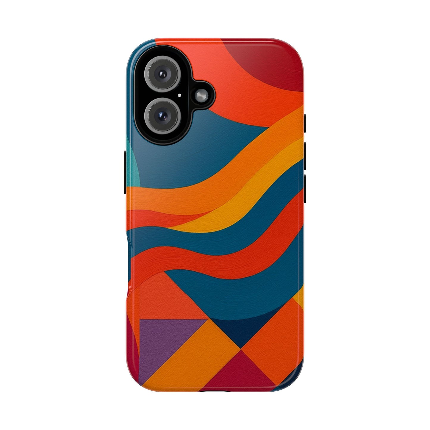 Vibrant Phone Case, Abstract Design Cover, Tough Cases for All Occasions, Stylish Gift for Tech Lovers, Modern Phone Accessories
