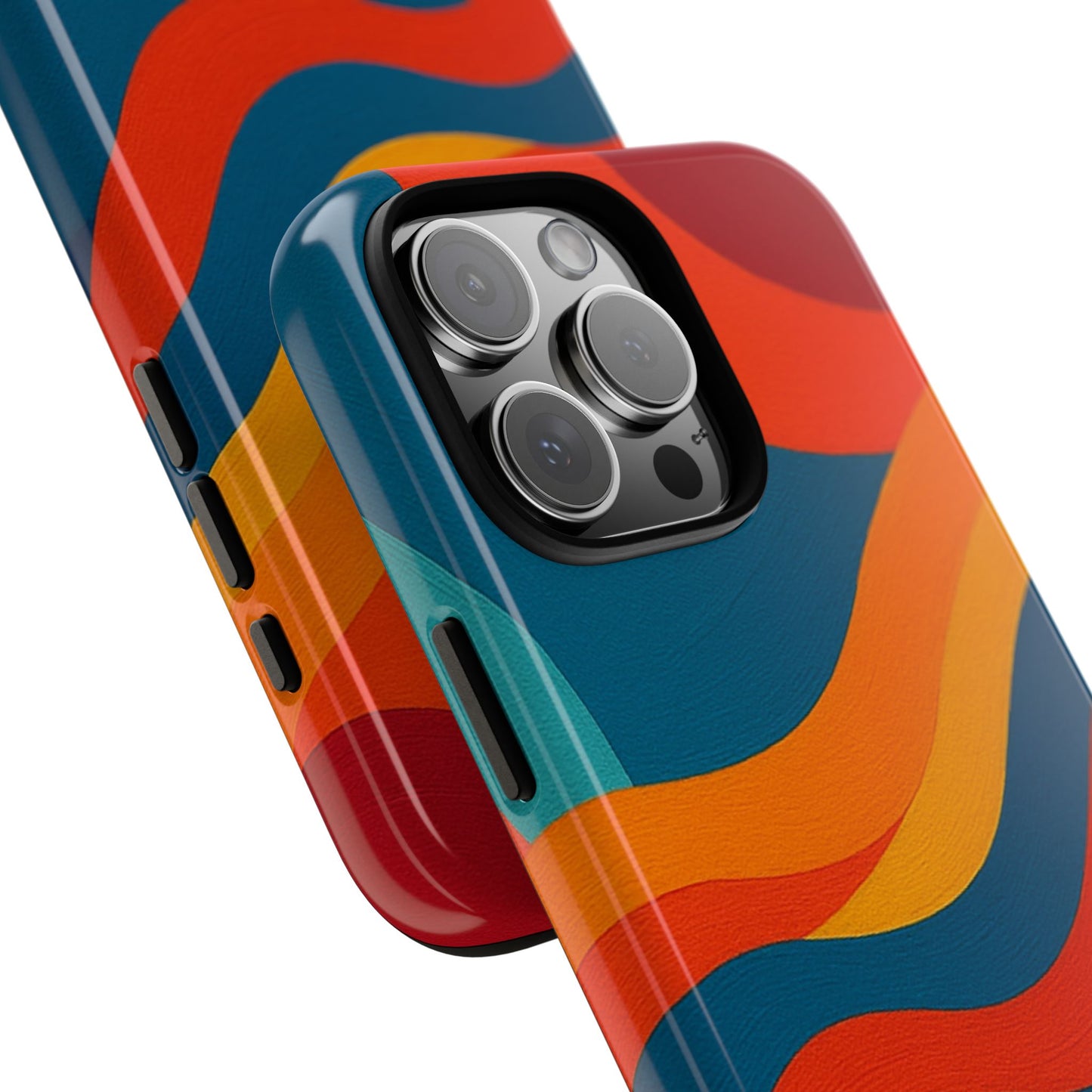 Vibrant Phone Case, Abstract Design Cover, Tough Cases for All Occasions, Stylish Gift for Tech Lovers, Modern Phone Accessories