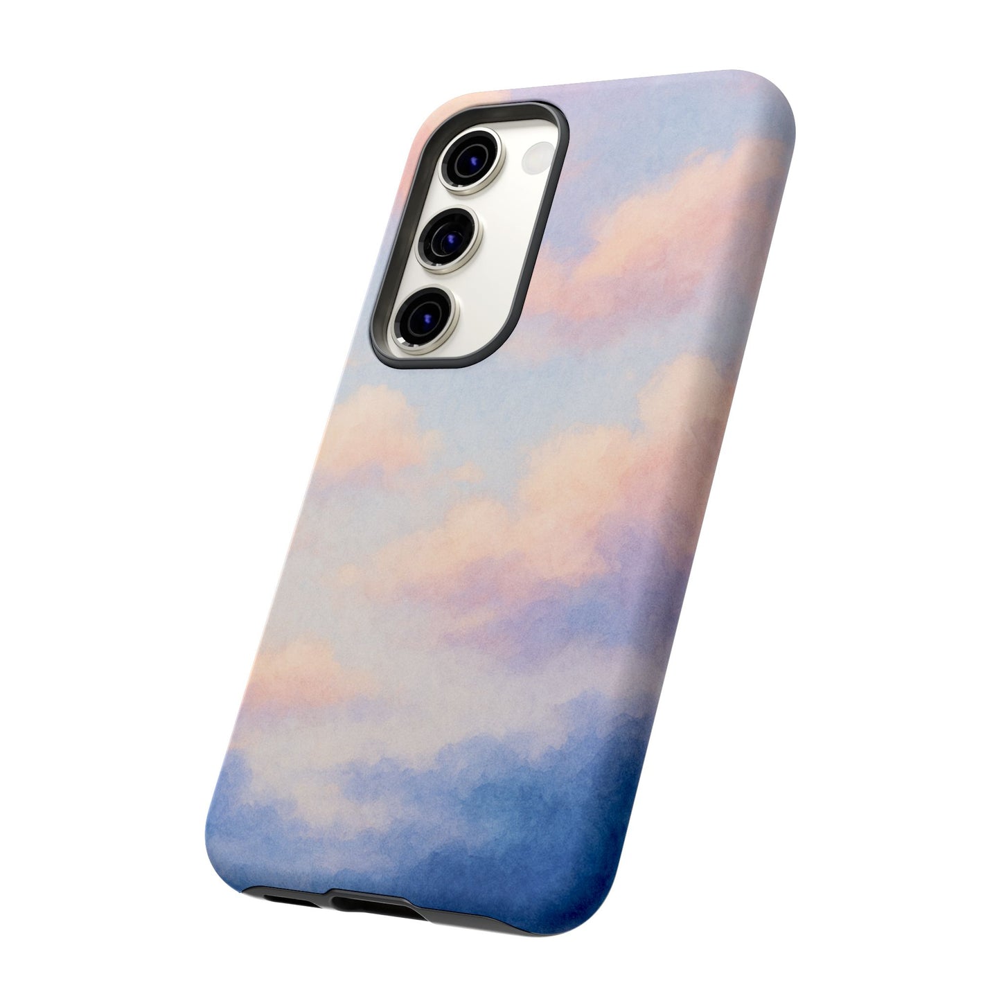 Sky Blue Cloud Phone Case, Tough Phone Cover, Aesthetic Cell Phone Accessory, Gift for Teen, Trendy Tech Protection