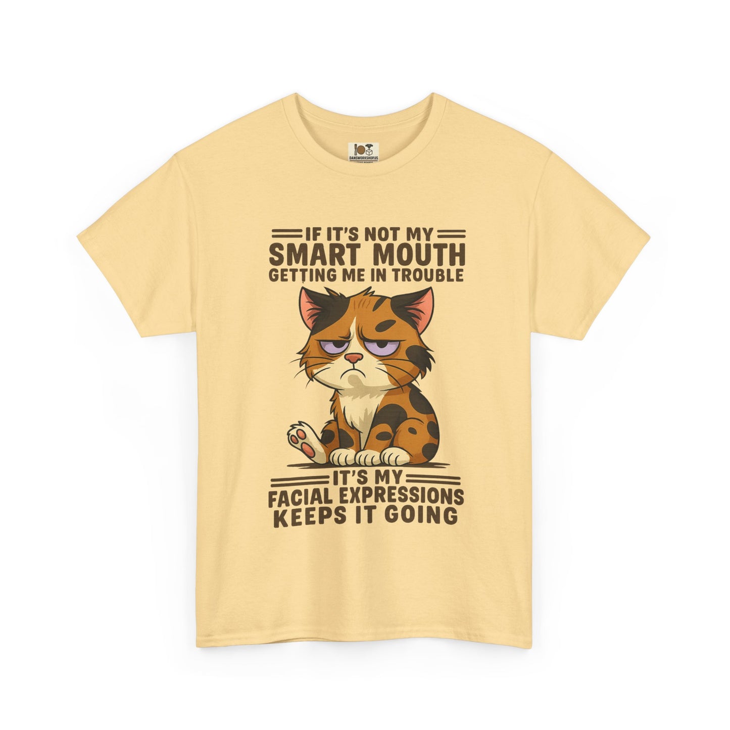 Sassy Cat Quote Tee, Funny Animal Shirt, Unisex Cotton T-Shirt, Gift for Cat Lovers, Humor Apparel, Cute Pet Theme