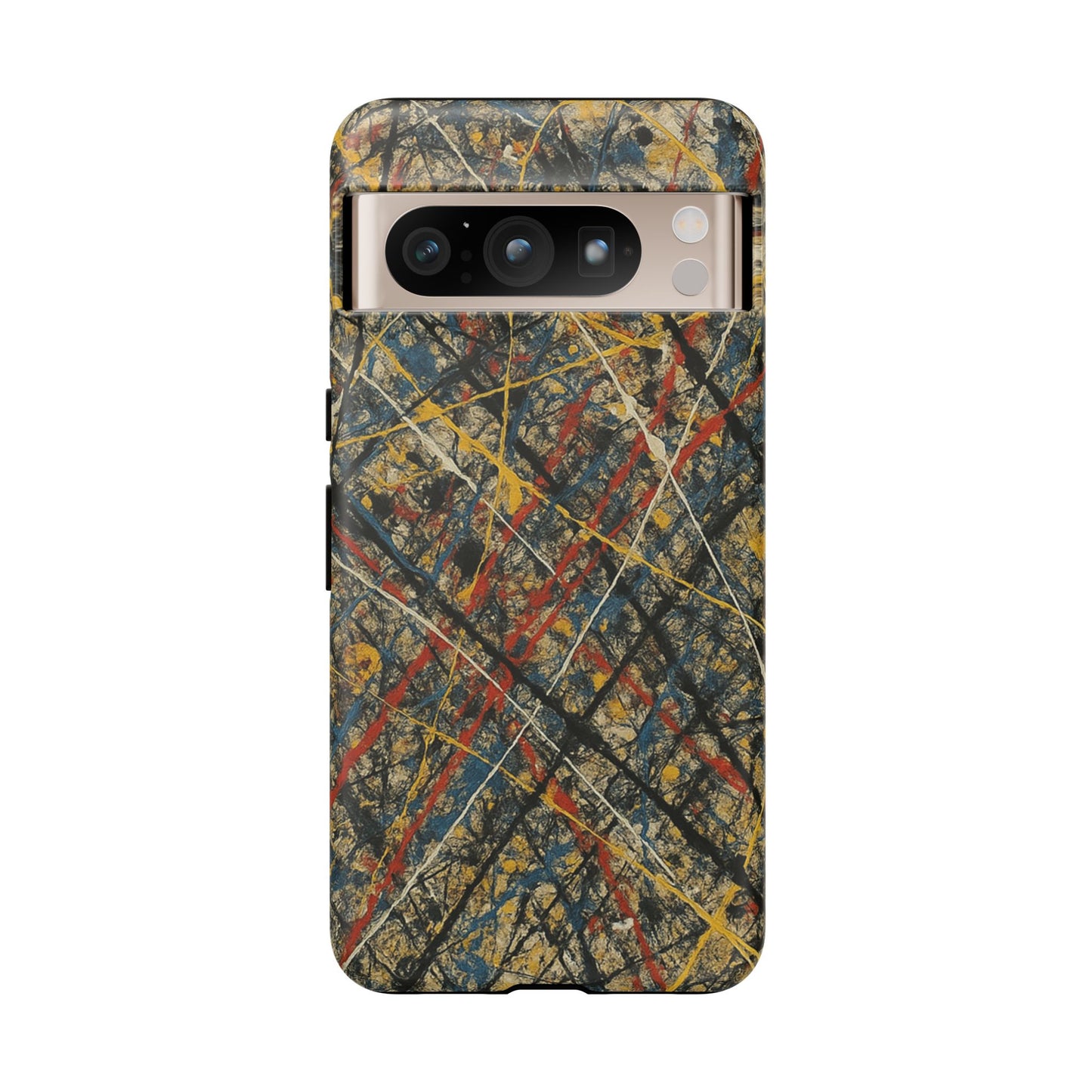 Tough Cases Phone Case - Bold Abstract Design, Stylish Mobile Cover, Unique Gift for Him/Her, Durable Accessory, Trendy Protection