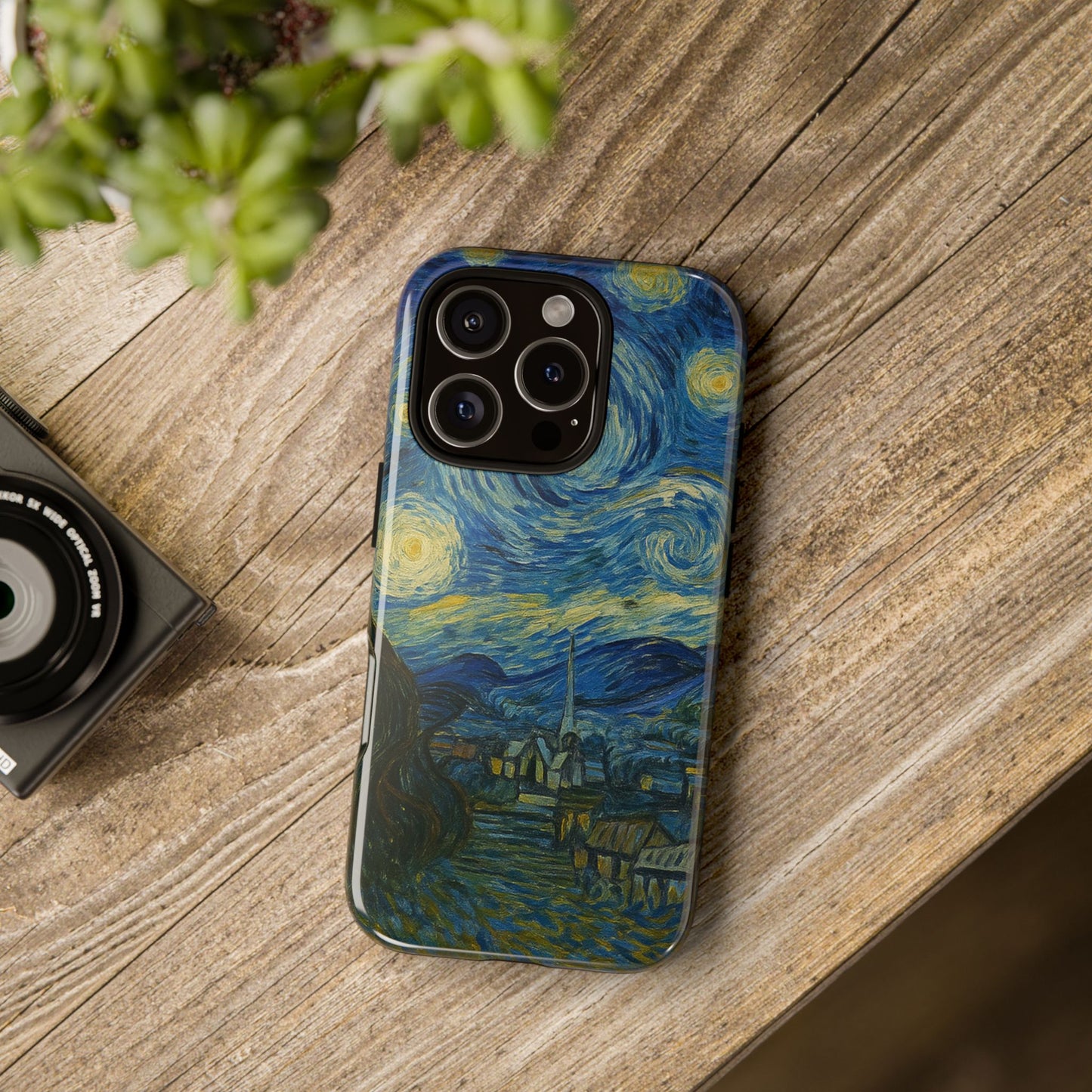 Starry Night Phone Case, Artistic Cell Phone Cover, Gift for Art Lovers, Unique Phone Accessory, Birthday Gift for Him/Her, Tough Cases