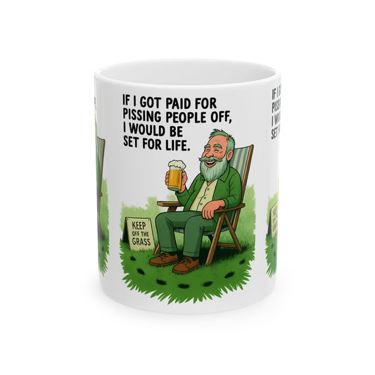 Funny Sarcastic Ceramic Mug - Perfect Gift for Coffee Lovers, Humor, Birthday, Office Desk Decor, Gag Gift