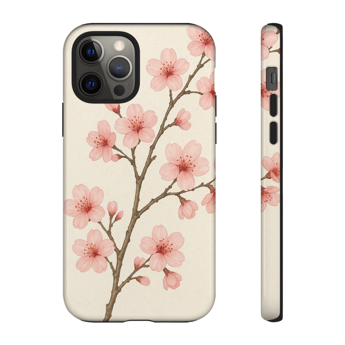 Cherry Blossom Phone Case, Floral Phone Cover, Tough Case for Gifts, Spring Decor, Cute Tech Accessories, Nature Lover's Gift