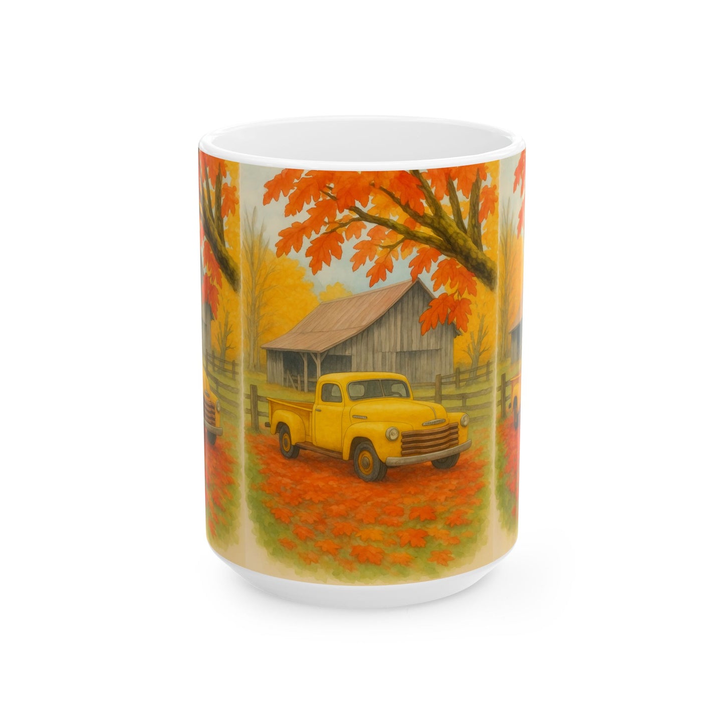 Autumn Farmhouse Ceramic Mug - Cozy Fall Decor, Gift for Coffee Lovers, [...]