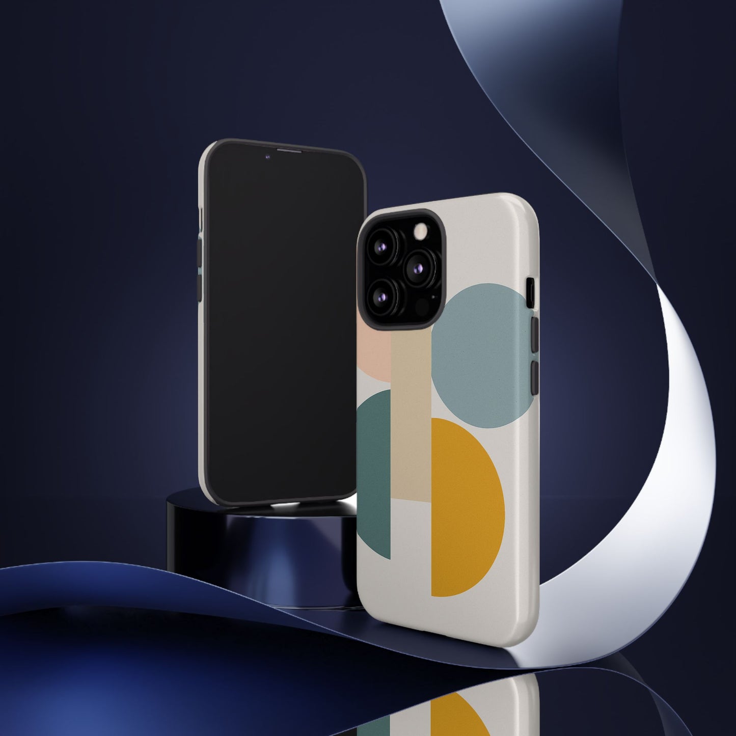 Minimalist Geometric Phone Case, Stylish Protective Cover for Phones, Modern Design, Gift for Him/Her, Trendy Tech Accessory