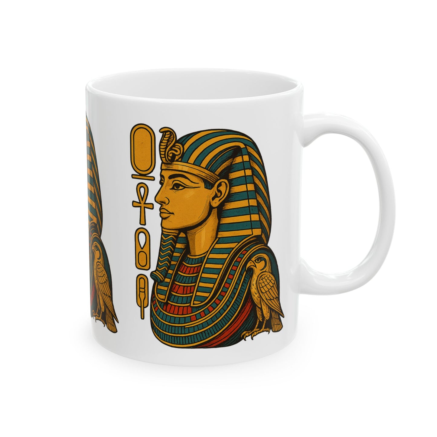 Ancient Egypt-Inspired Ceramic Mug, Unique Gift for History Lovers, Decorative Coffee Cup for Home or Office, Perfect for Birthdays, [...]